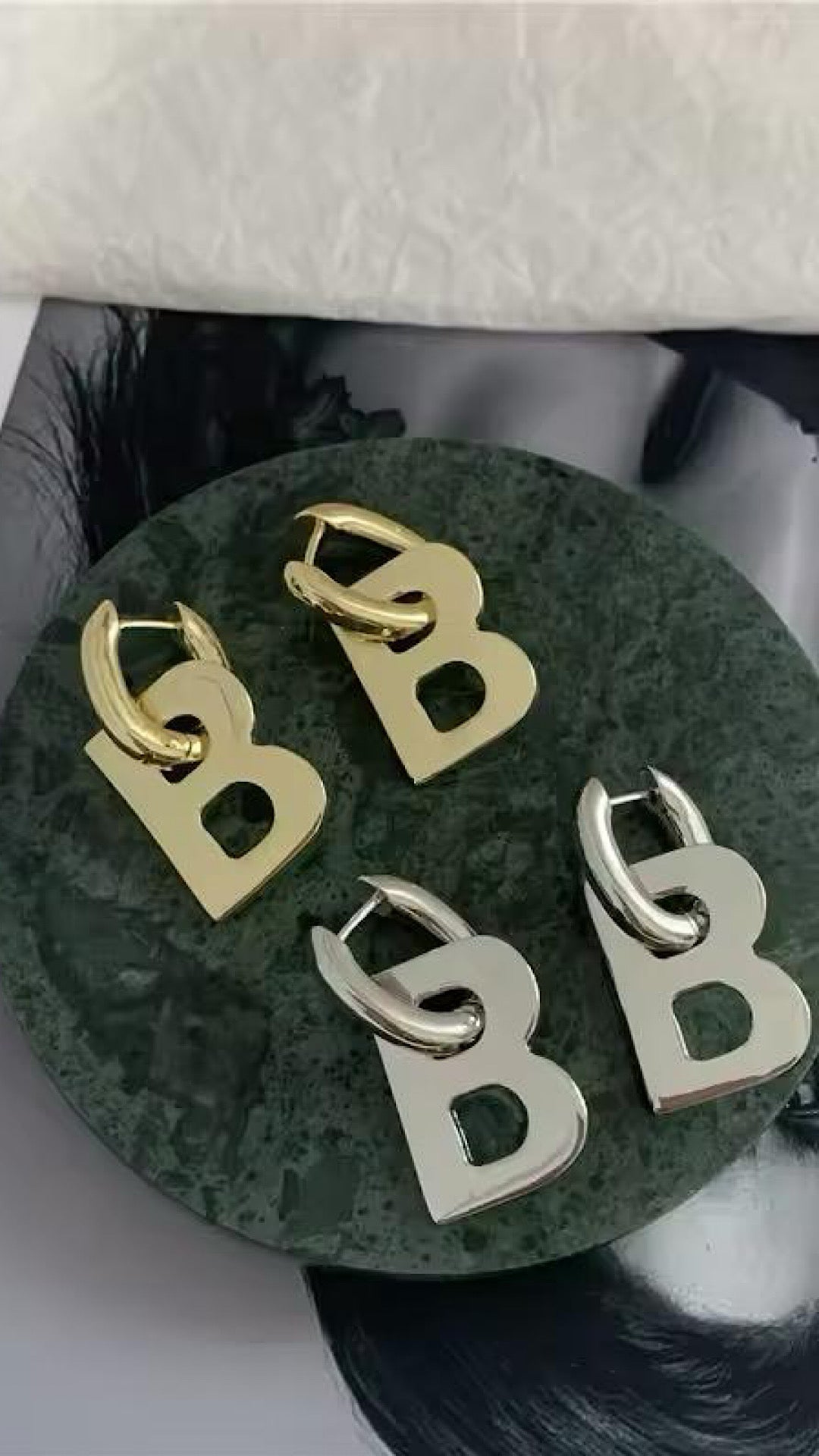 Letter Earrings