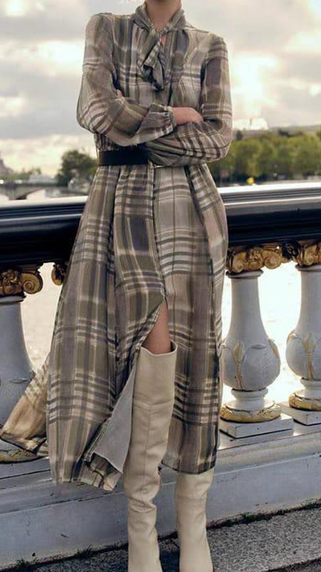 Plaid Dress