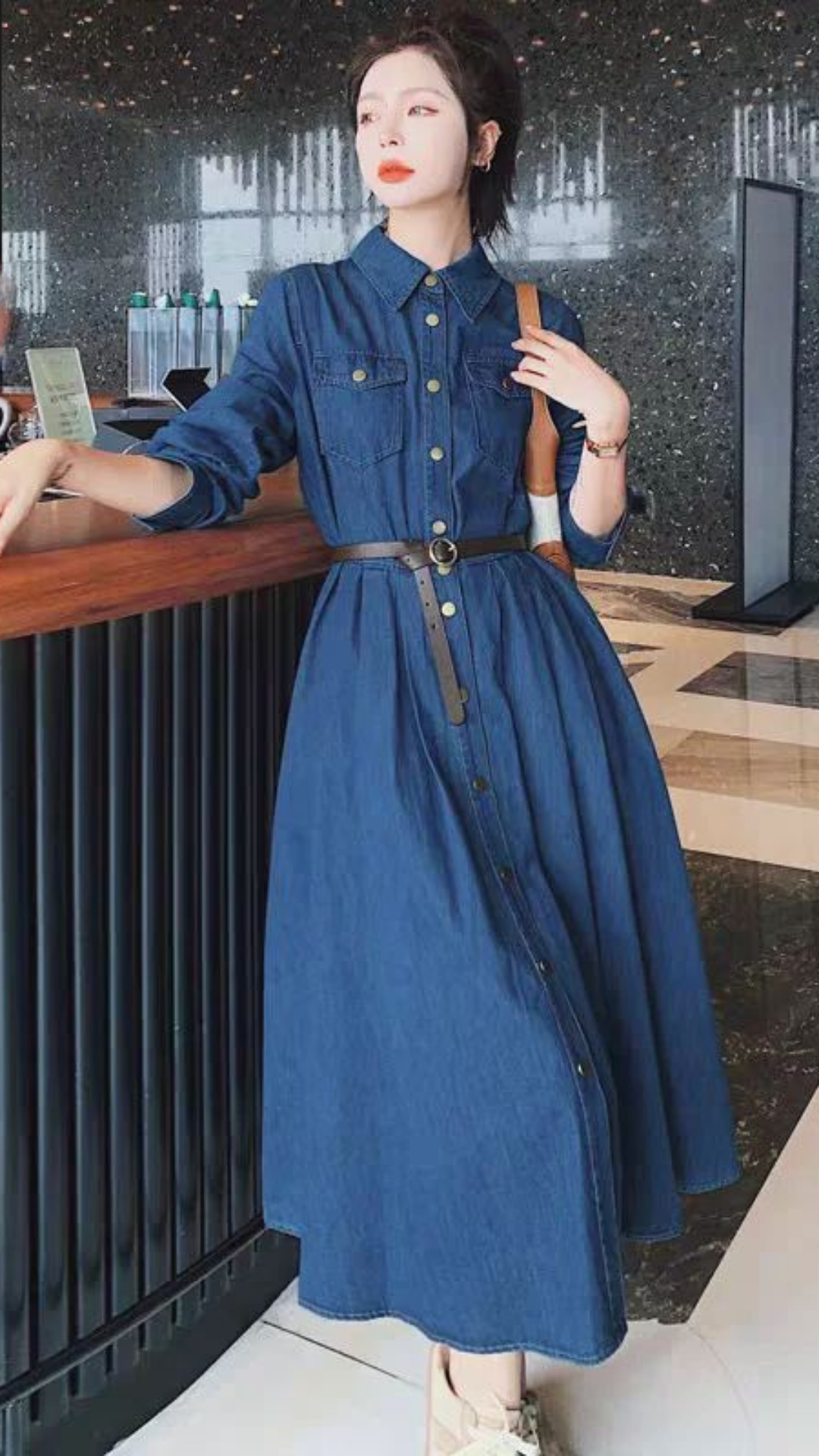 Casual Denim Dress