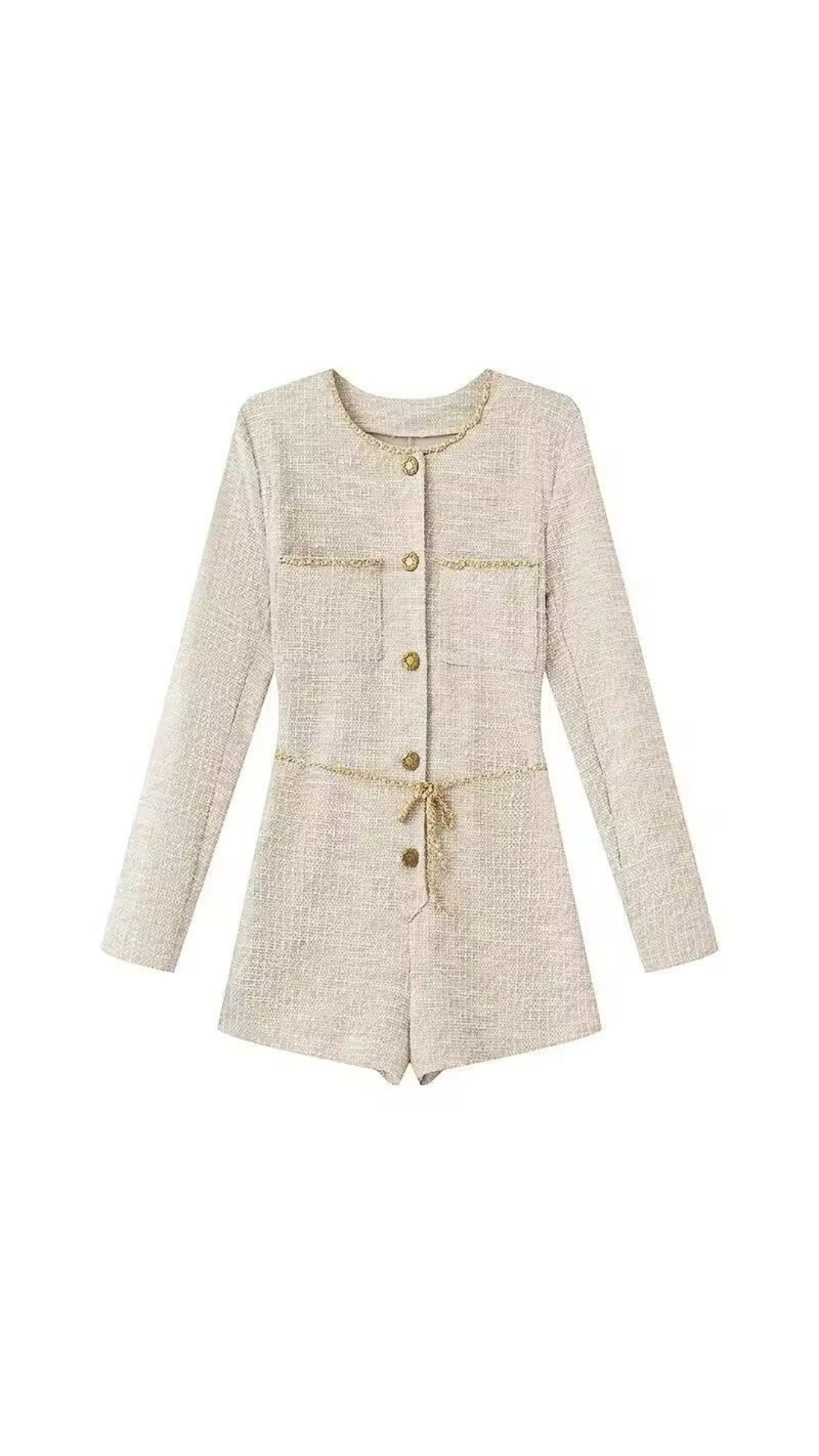 Tweed playsuit