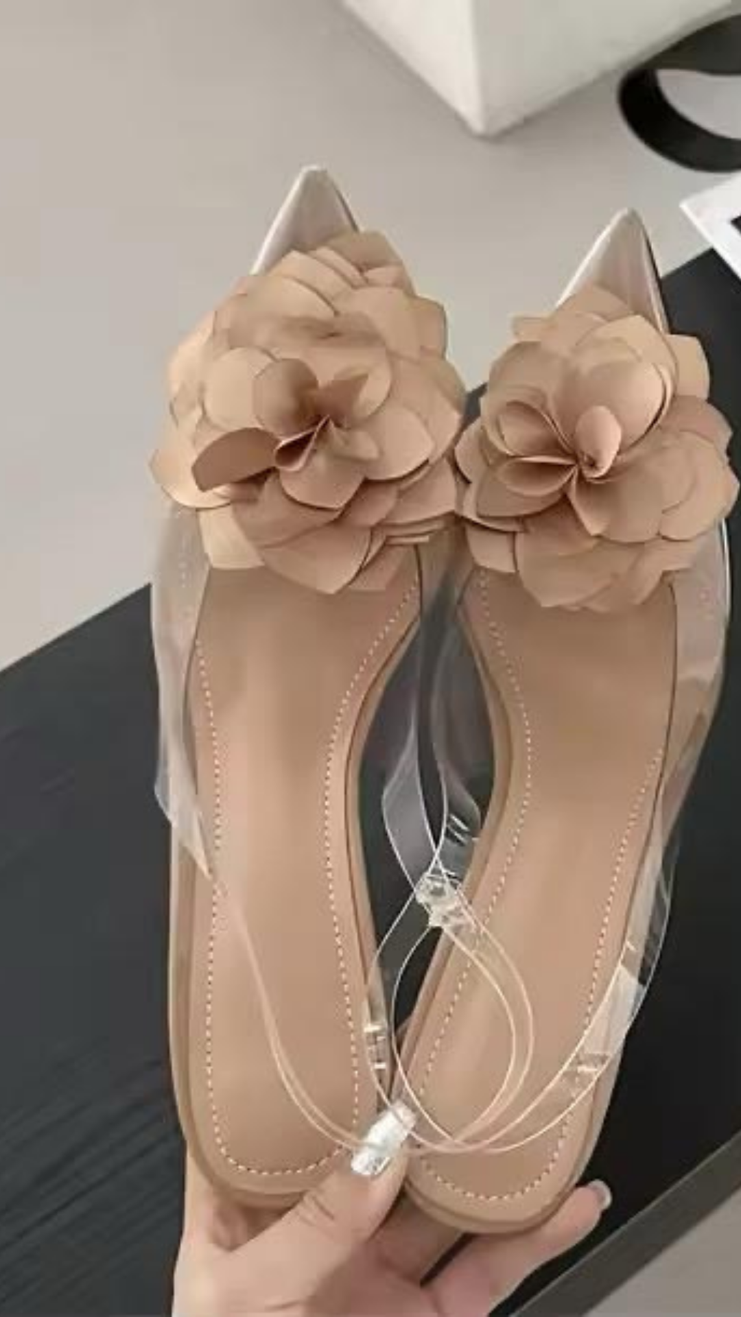 Floral Appliqués Heels