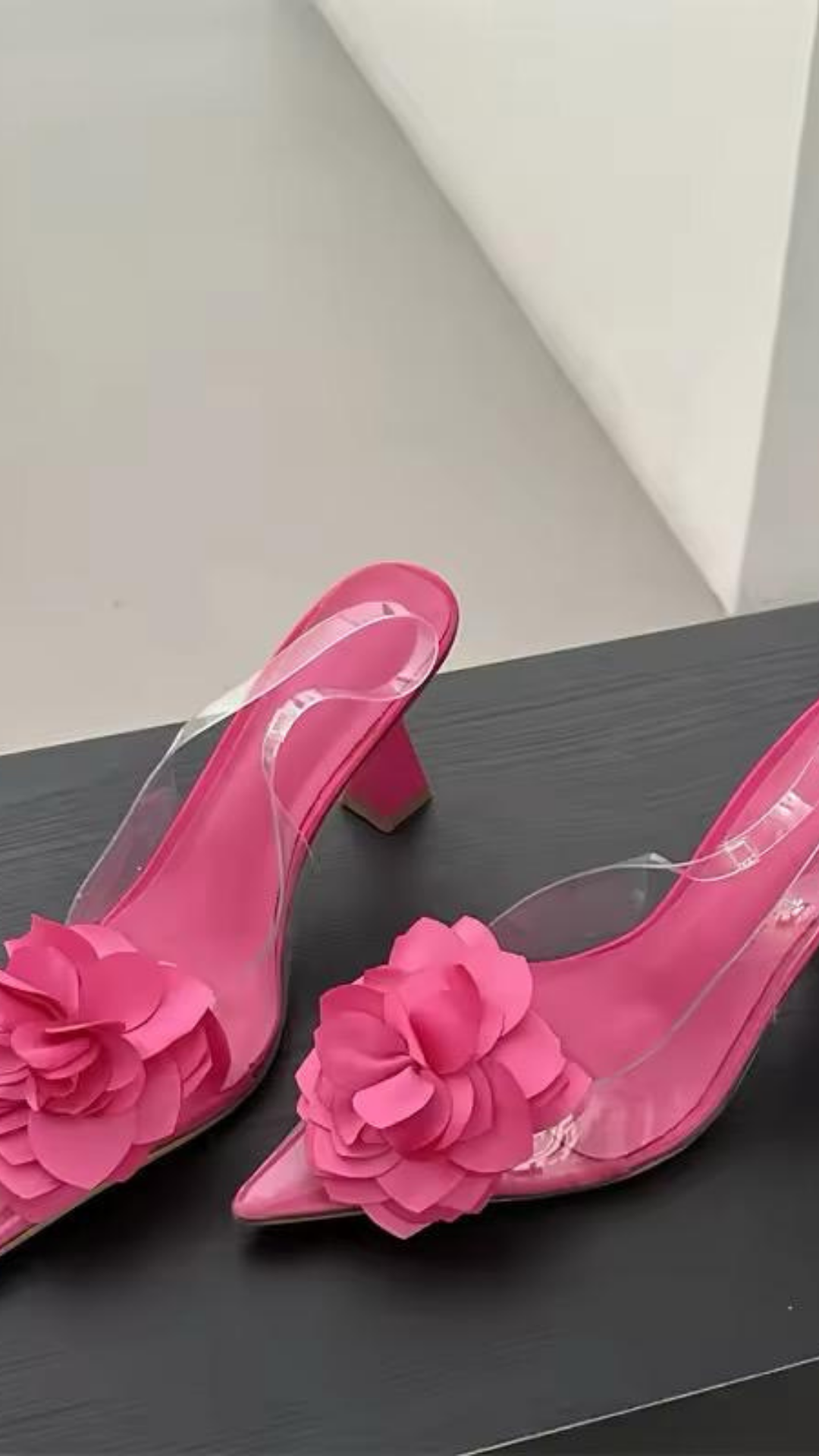 Floral Appliqués Heels