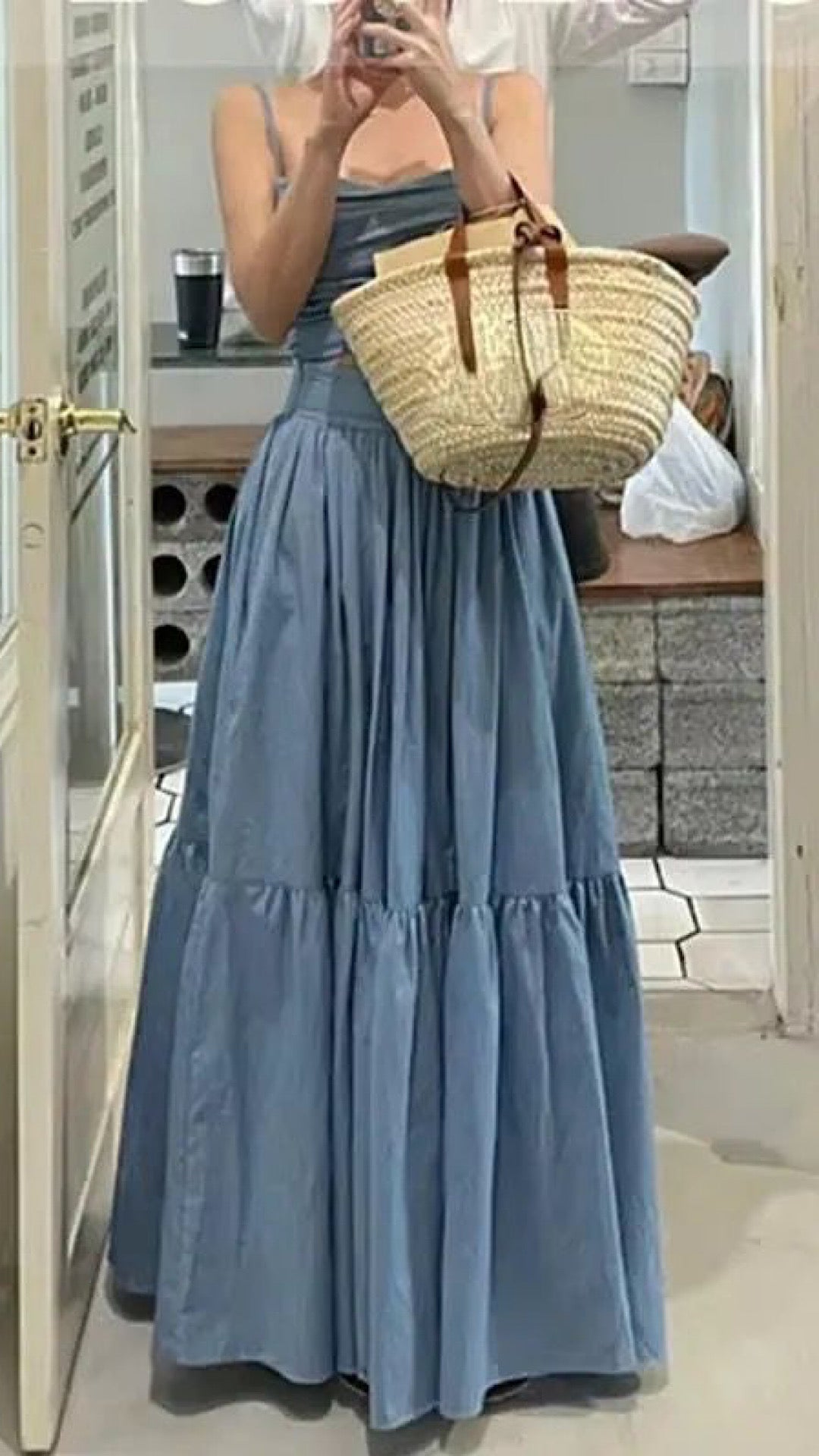 Pleated Skirt Set