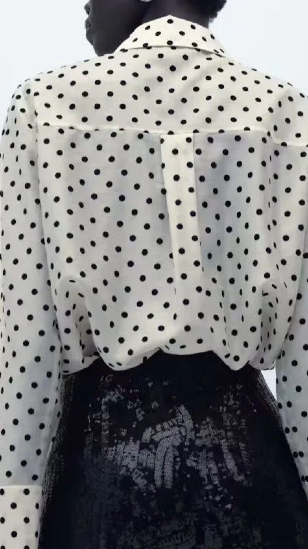 Dotted Elegance Blouse