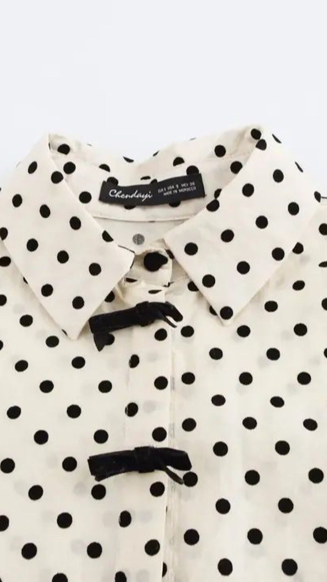 Dotted Elegance Blouse