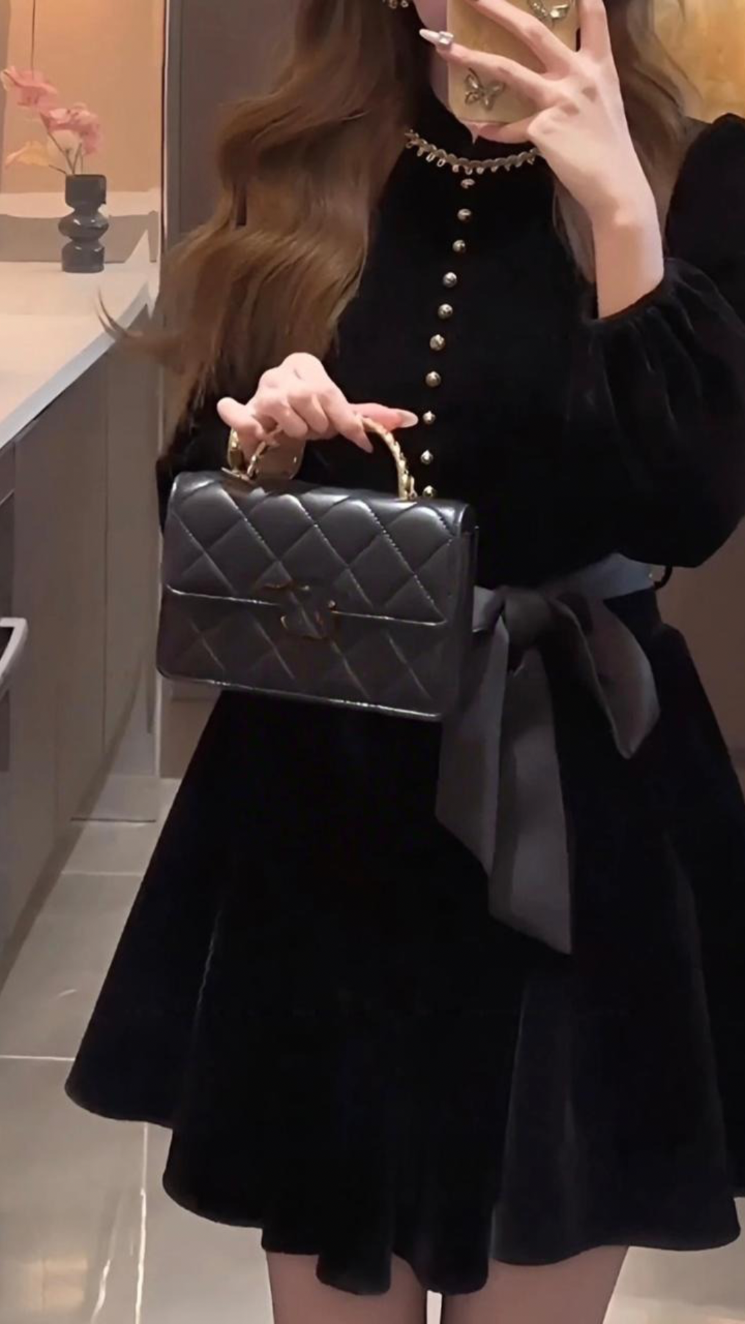 Velour Elegante Dress