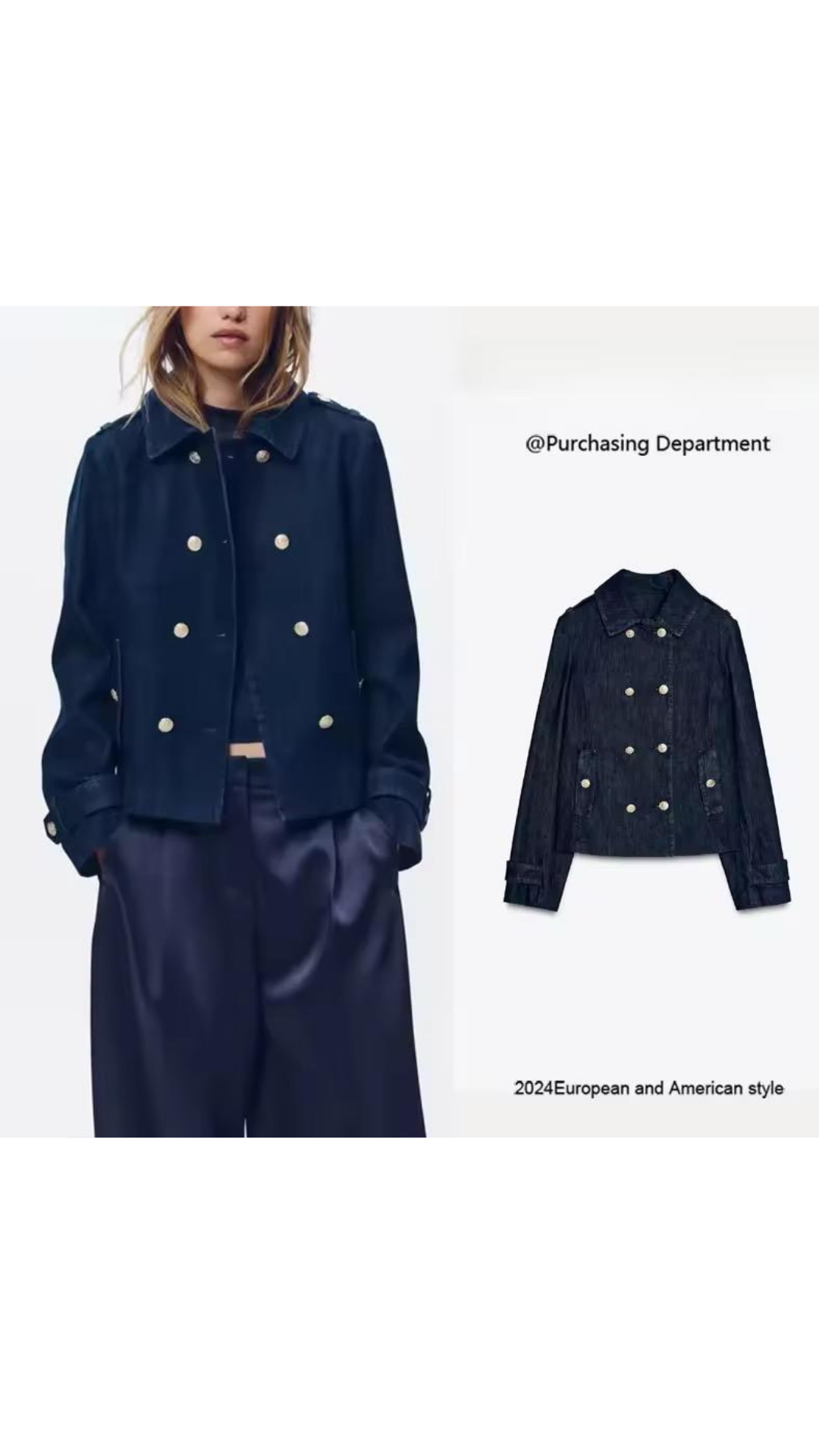 Andrea Double Breasted Jacket