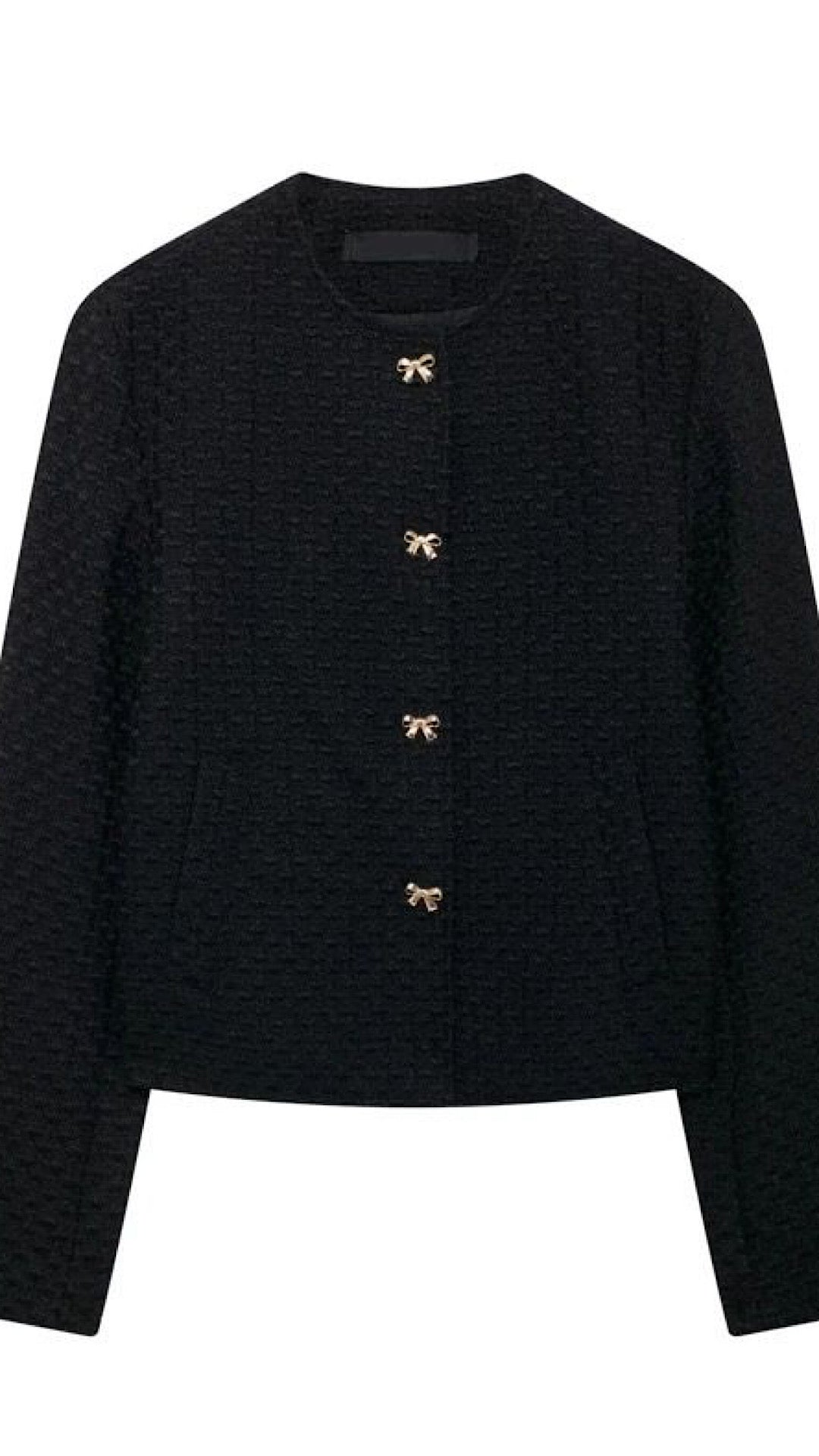 Bow Tweed Blazer