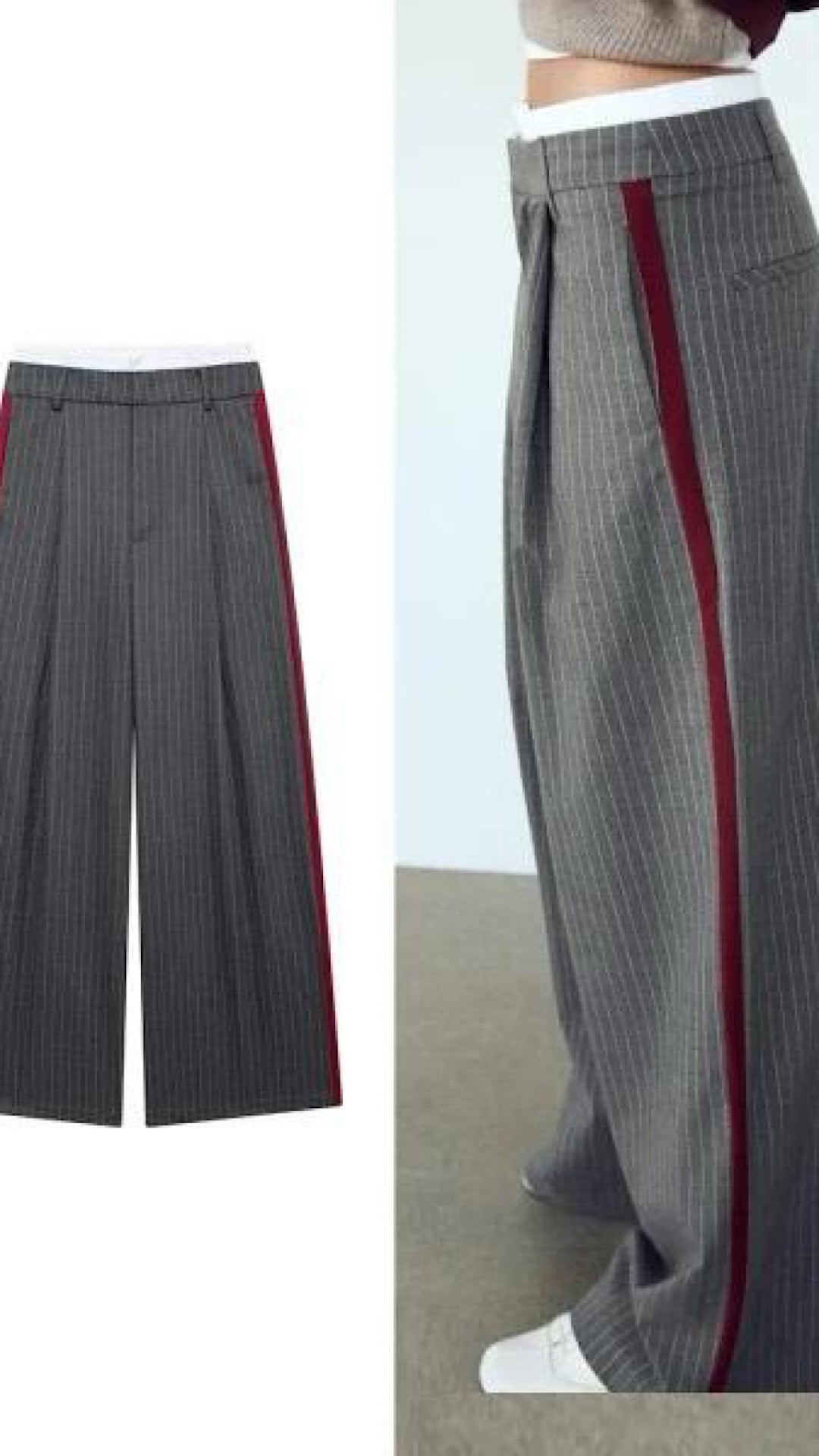 Striped Pattern Pants