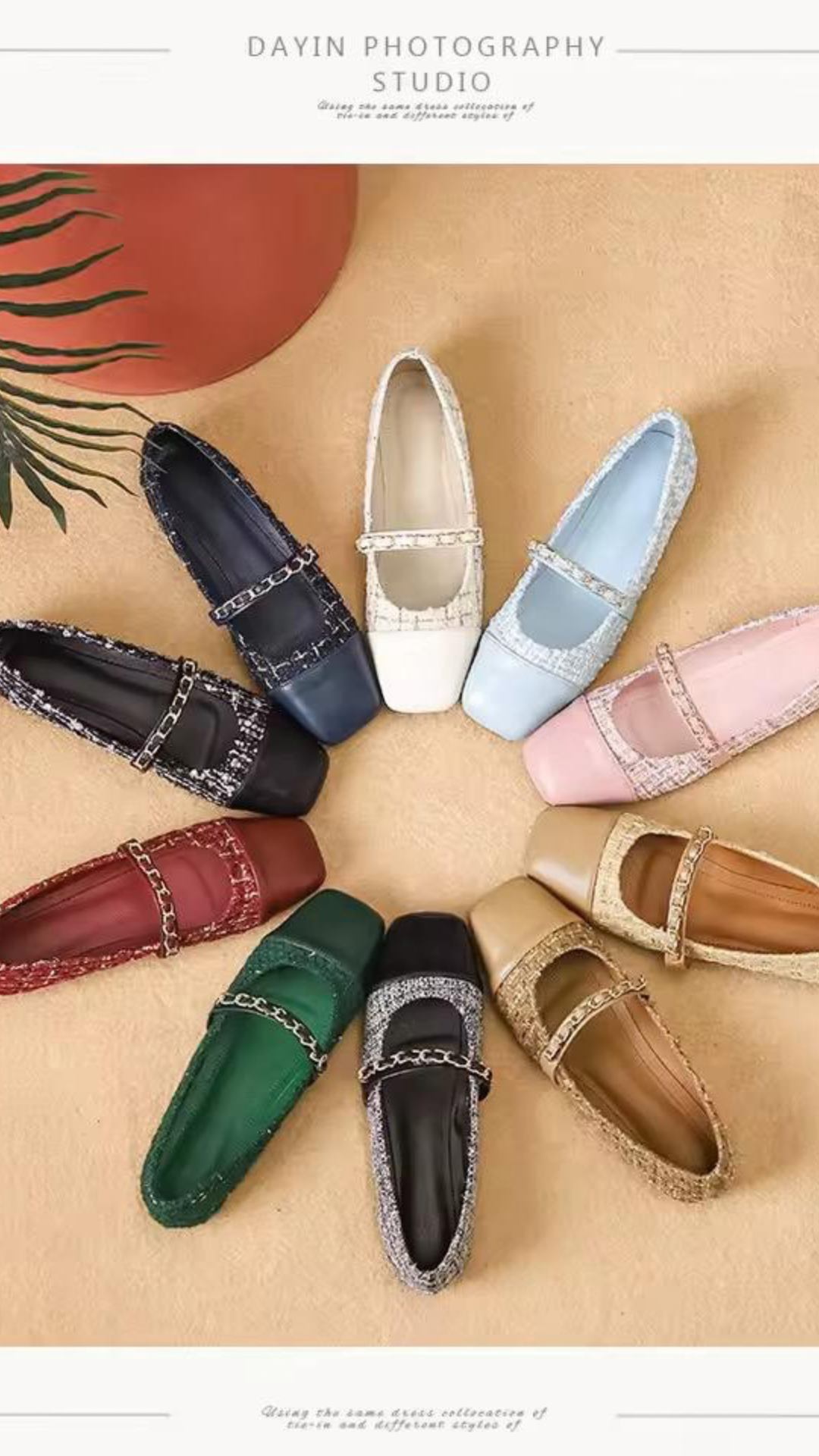 Tweed Ballerinas