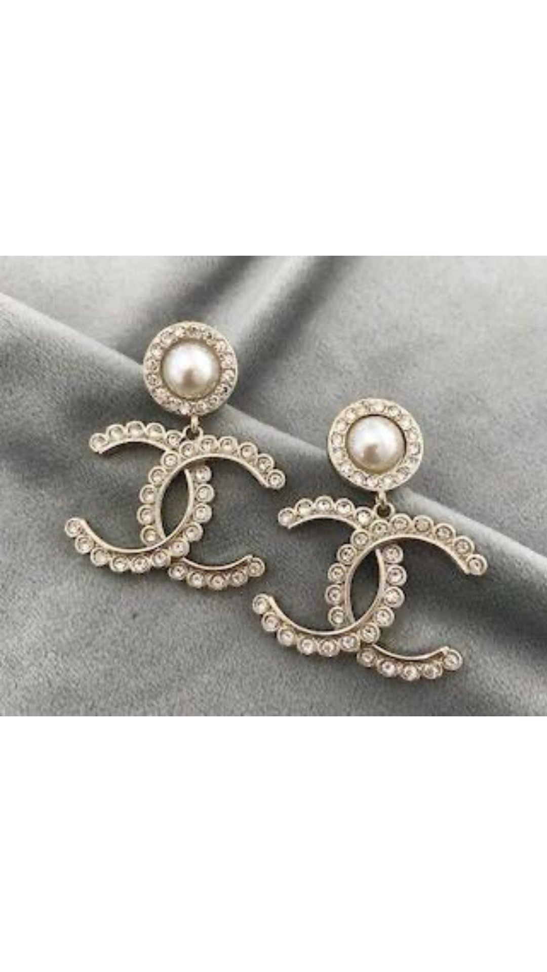 Pearl Embellished Earrings