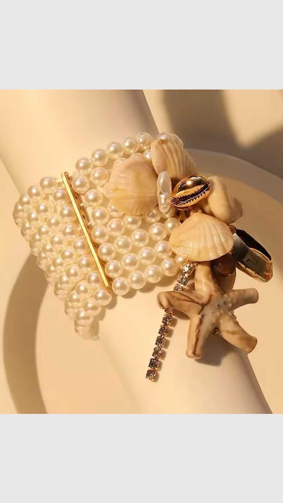Moss Pearl Cuff