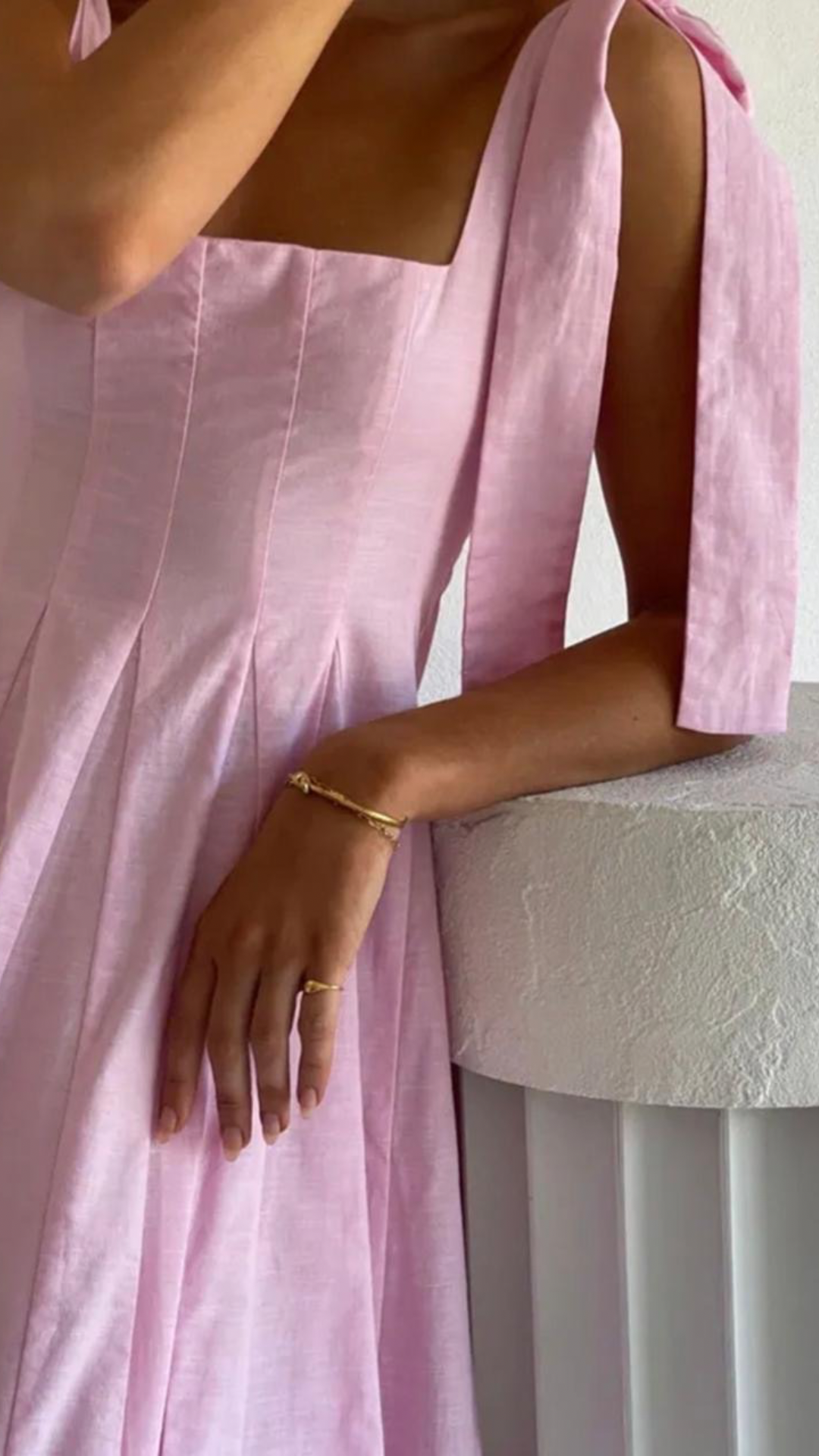 Knotted Long Dress