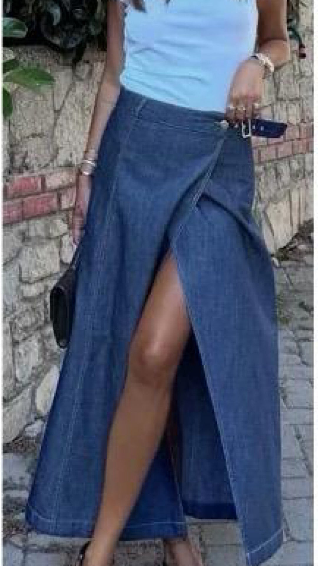 Luna Slit Skirt