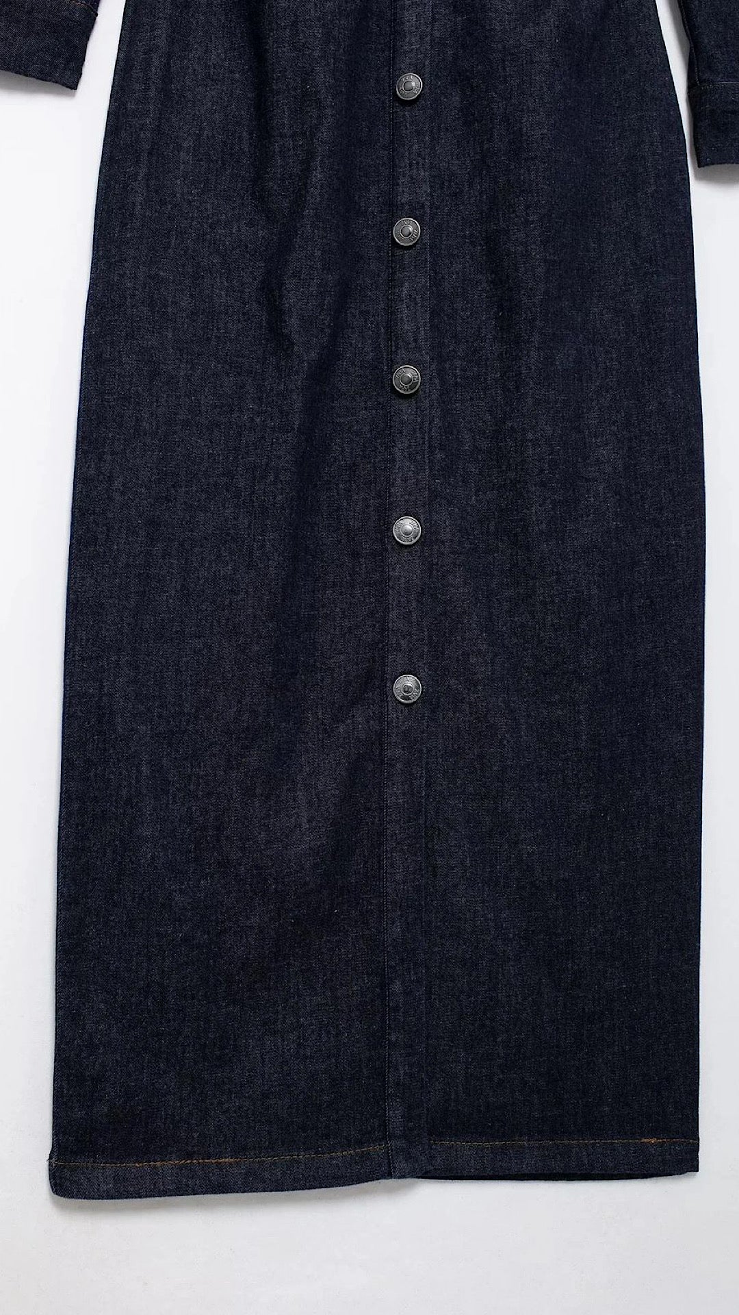 Denim Buttoned Dress