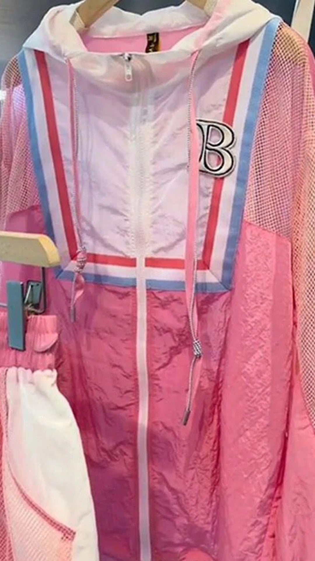 Letter Jacket & Shorts Set