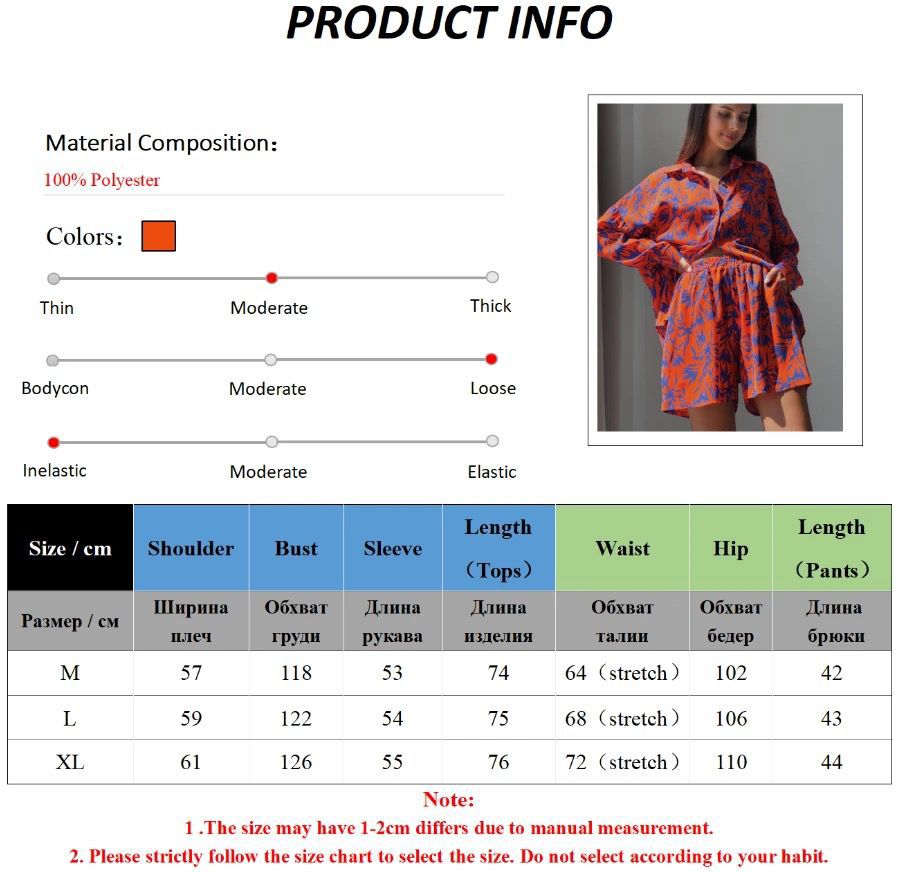 Printed Shirt & Shorts Set