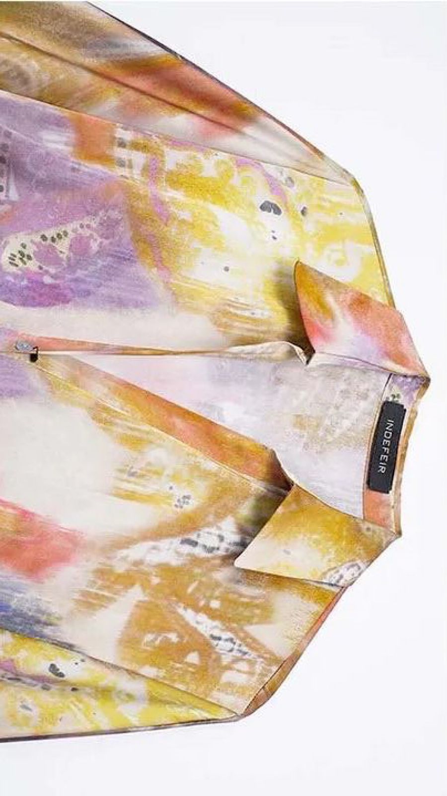 Printed Buttoned Dress