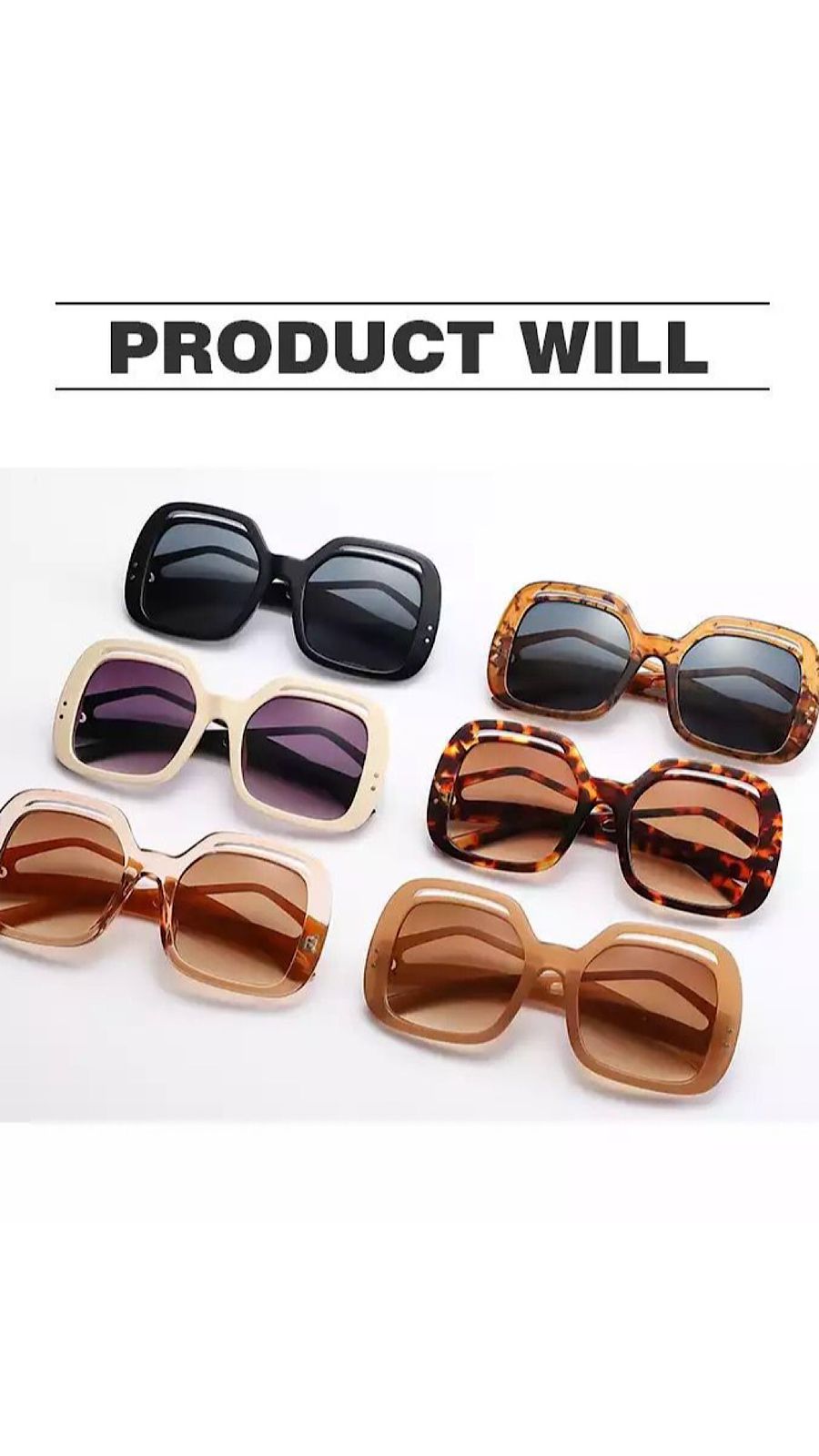 Oversized Sunglasses (PRE ORDER ONLY)