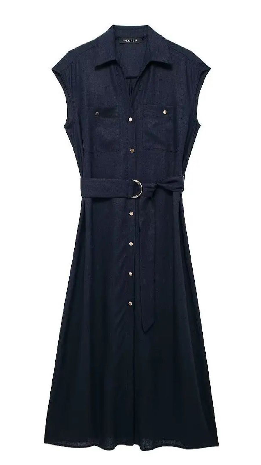 Belted Shirt Dress
