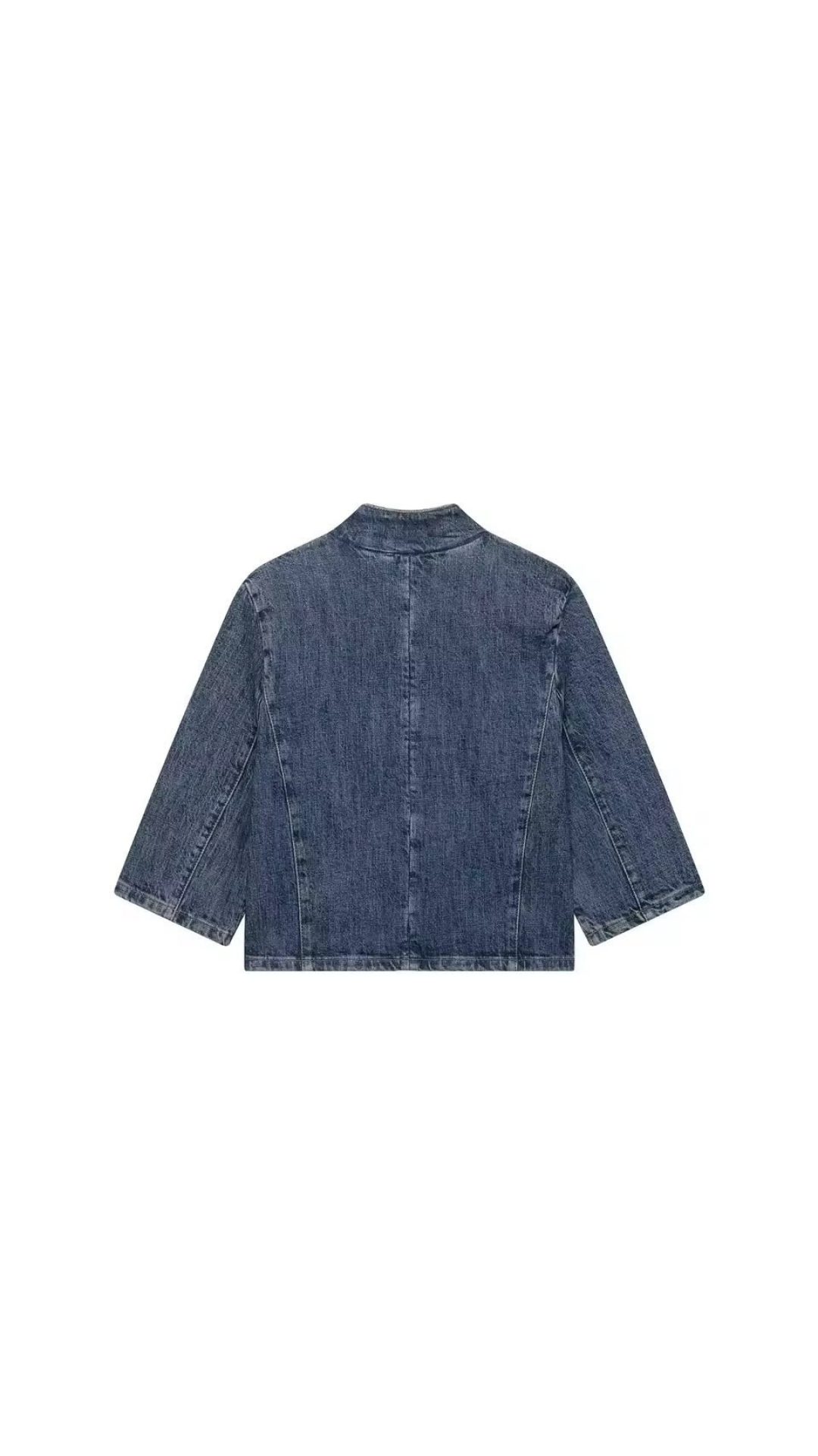 Crop denim jacket