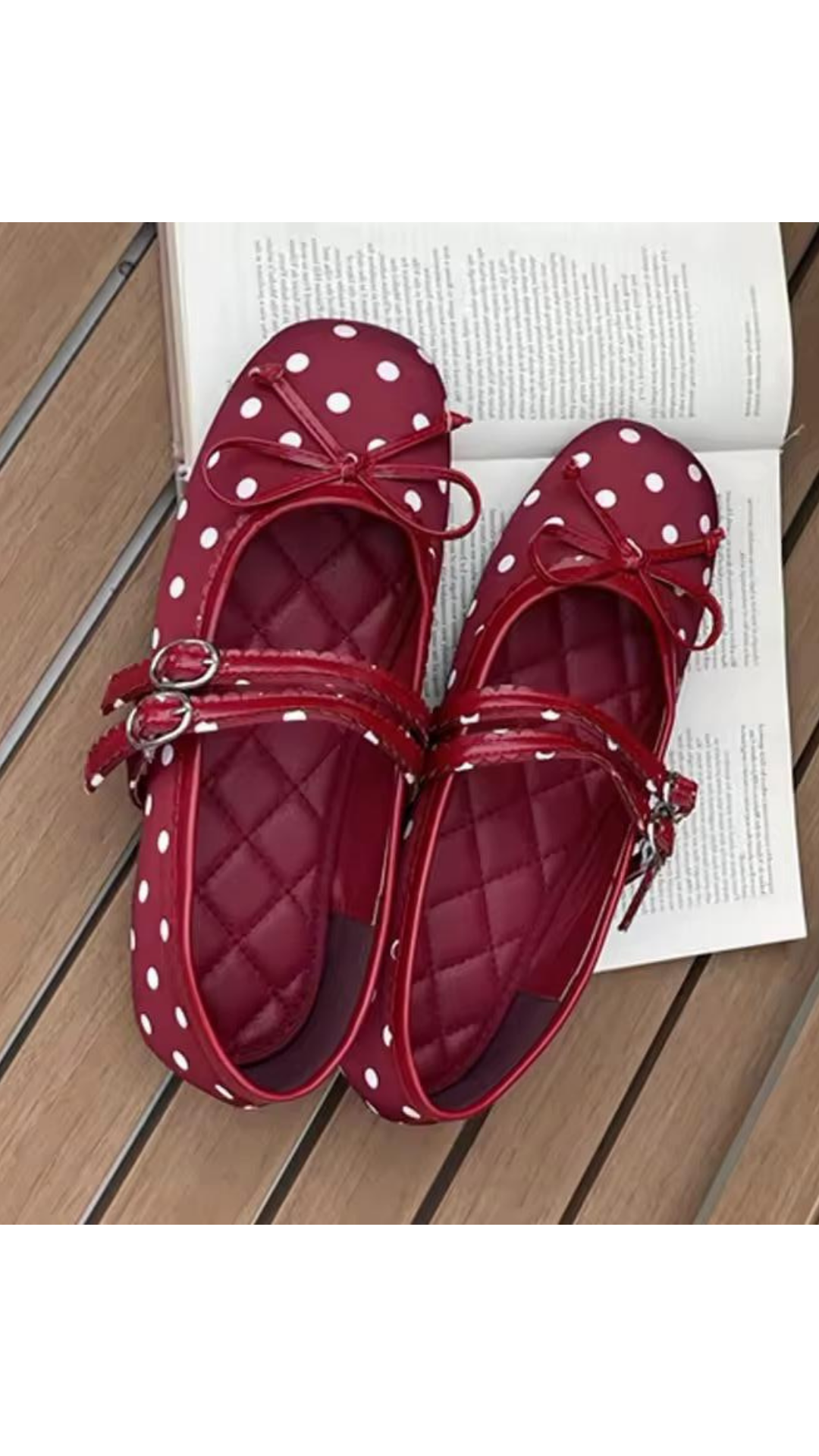 Polka Ballet Flats