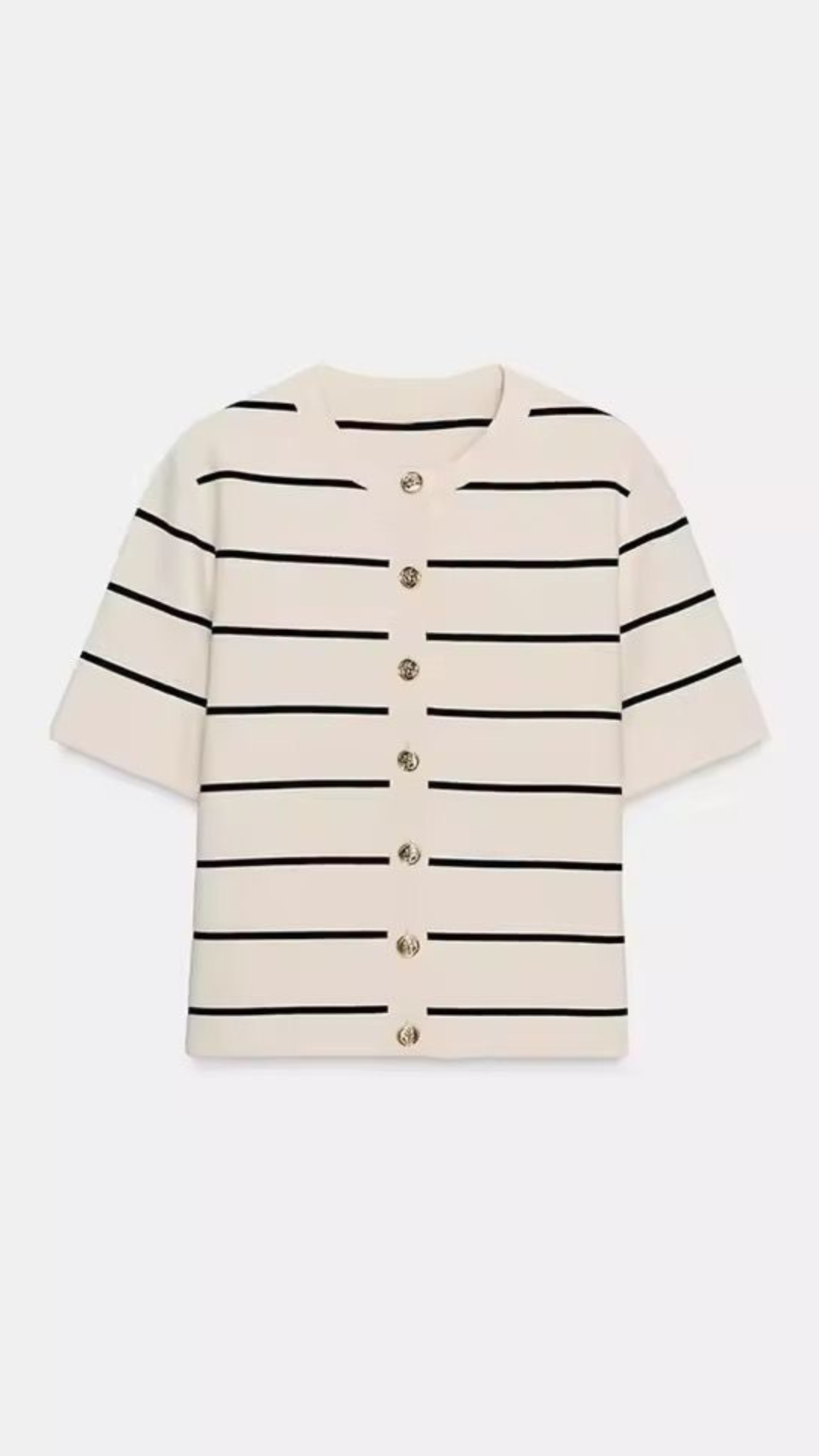Striped Top & Skirt Set