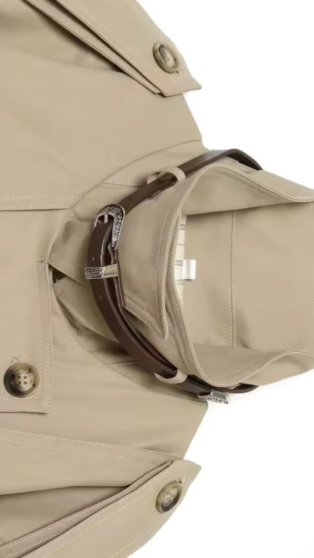 Quiet luxury trench