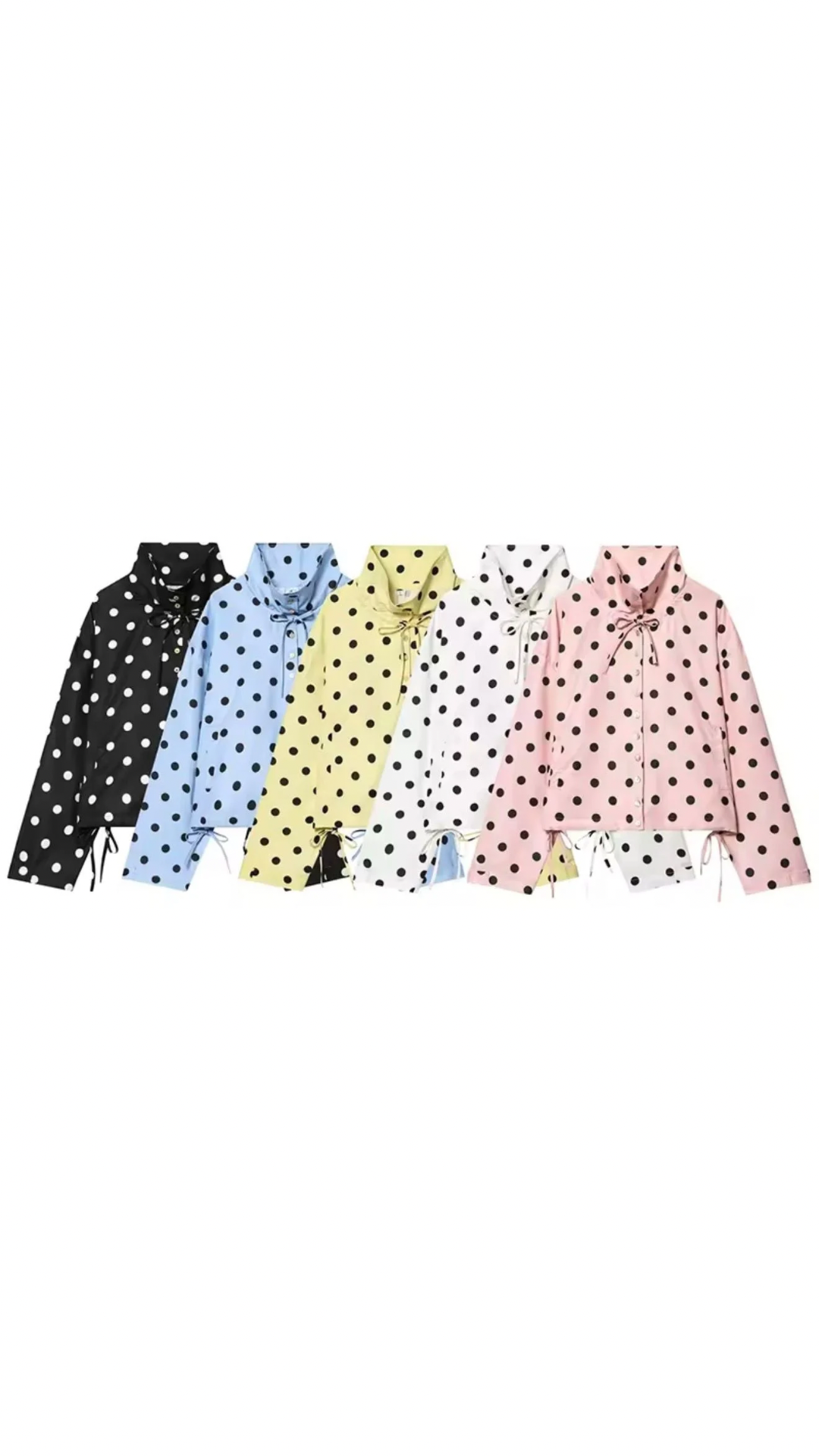 Trendy Polka Jacket