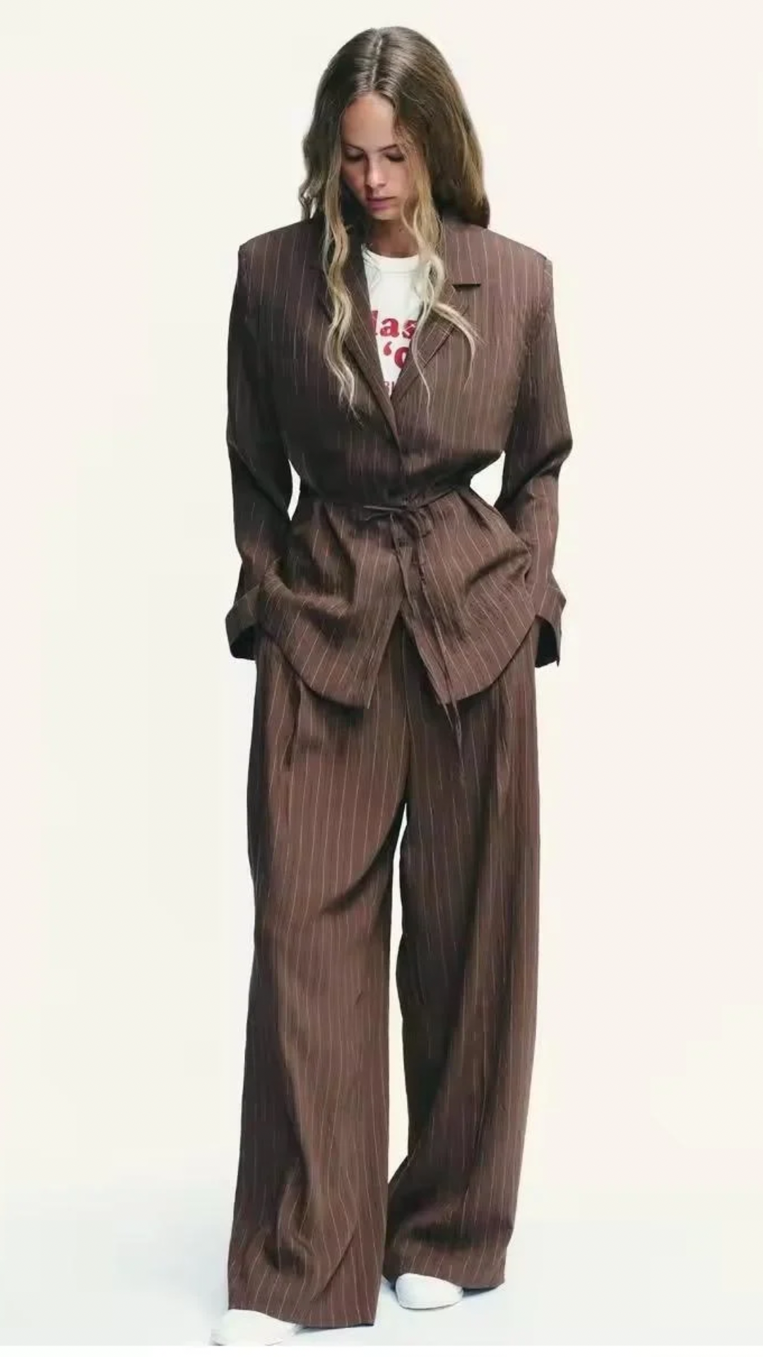 Knotted Striped Coord Set