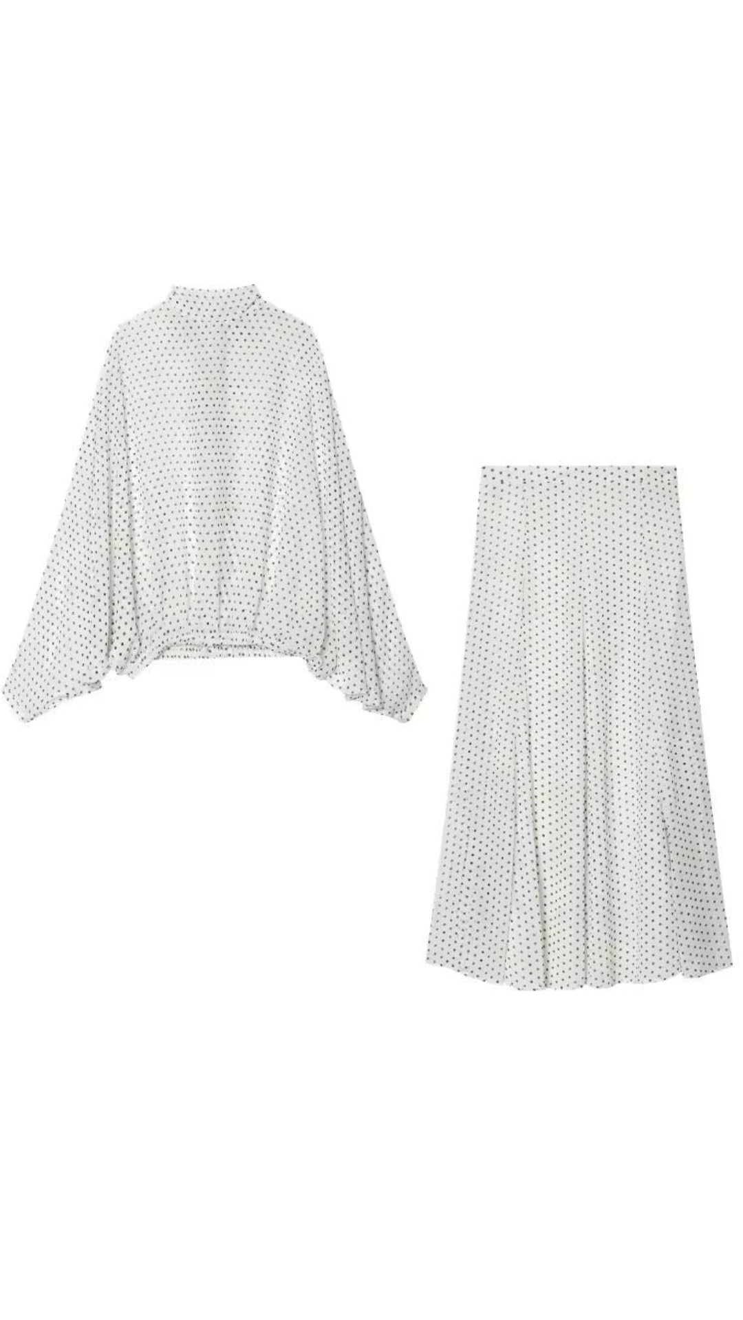 Retro Top & Skirt Set