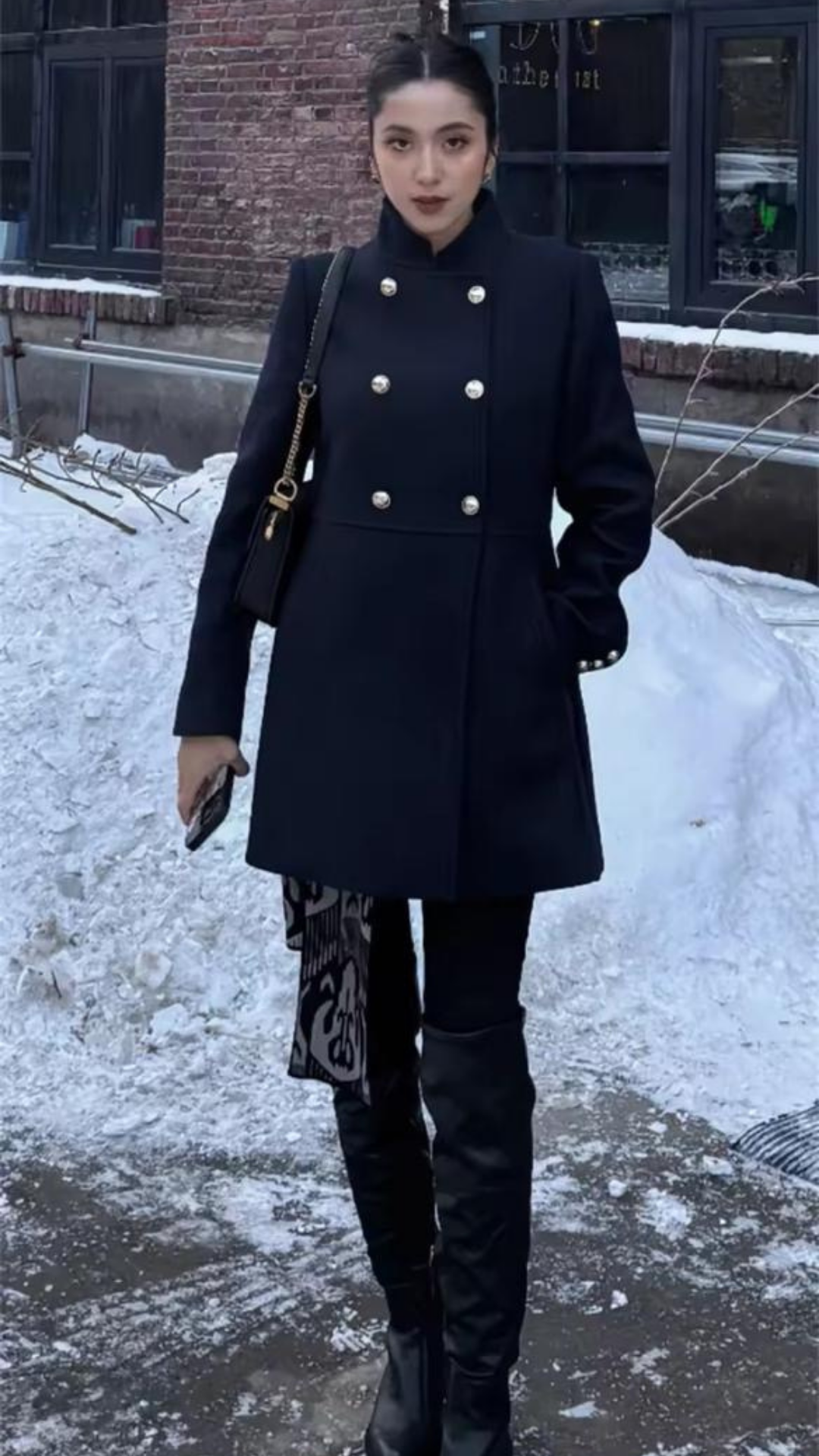 Maison Double Breasted Coat