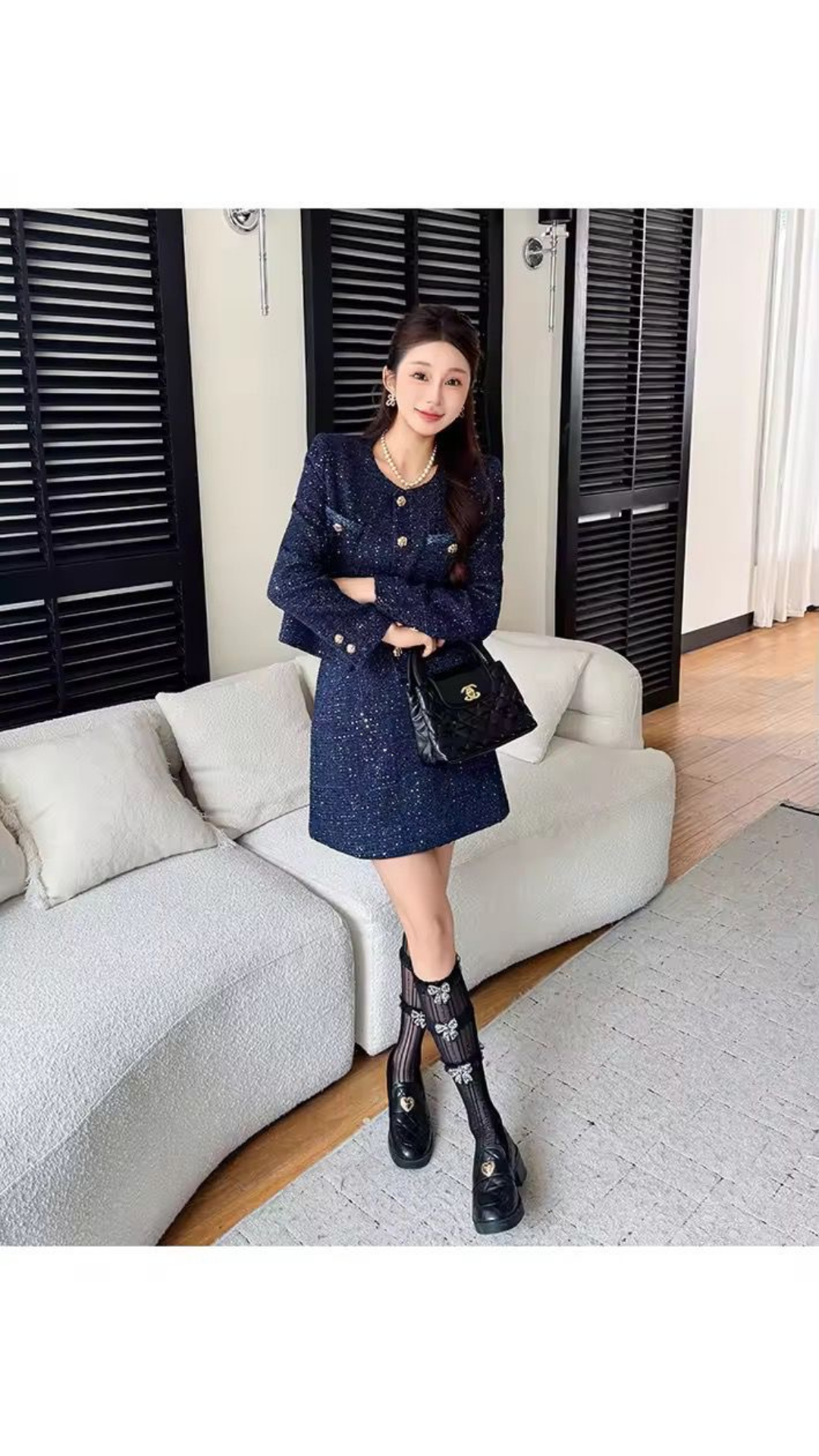 Viona tweed dress