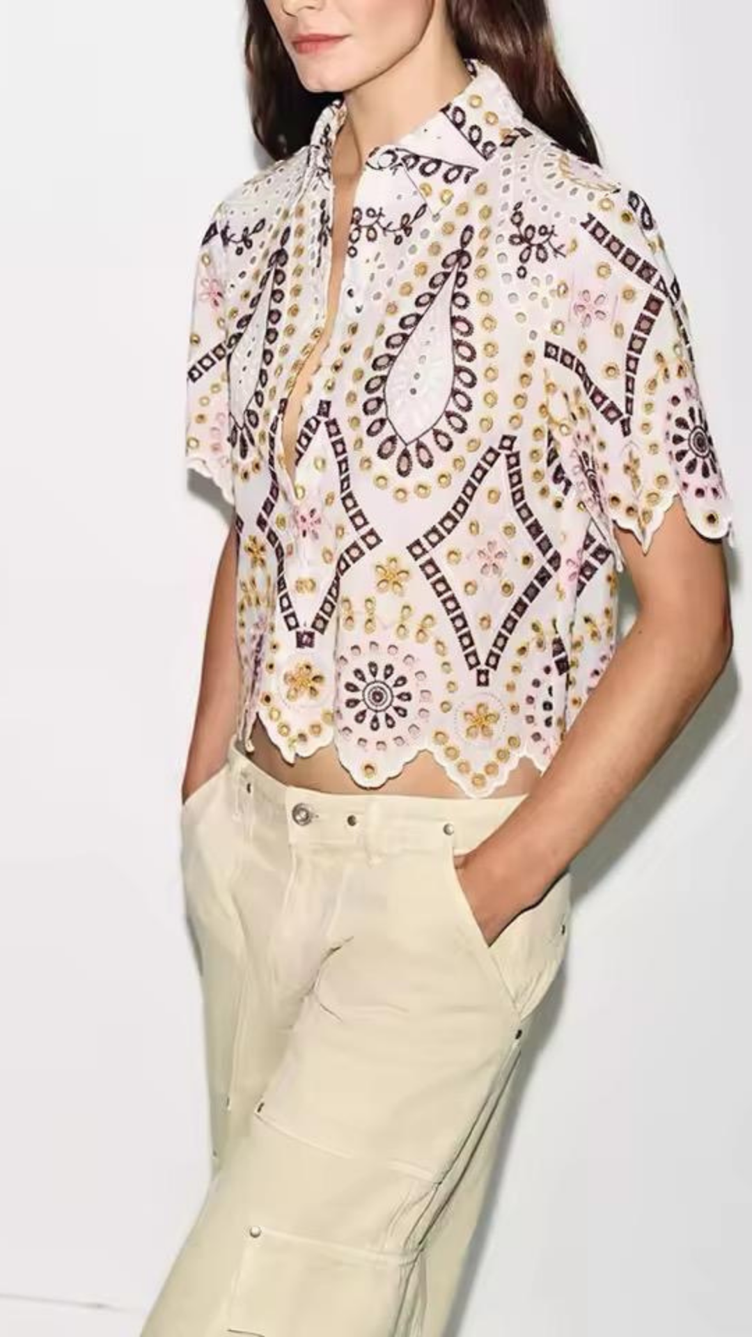 Hollow Multi Blouse