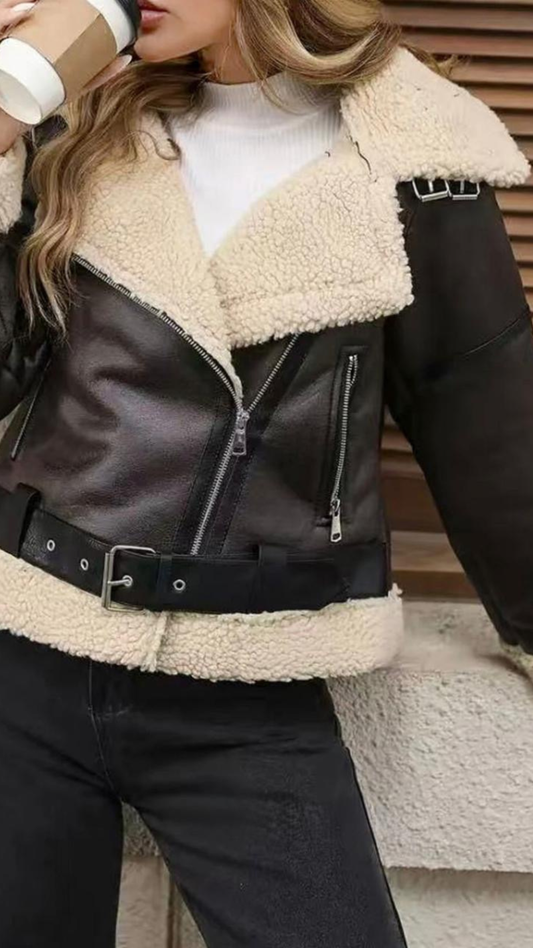 Punk Faux Leather Jacket