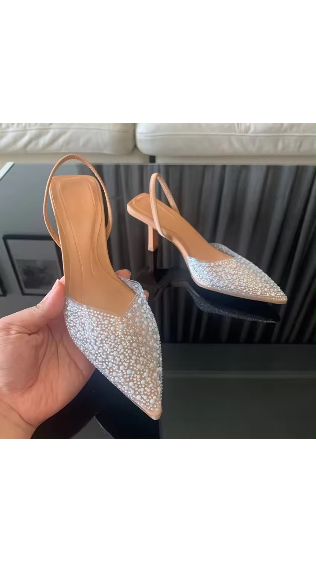 Pearl heels