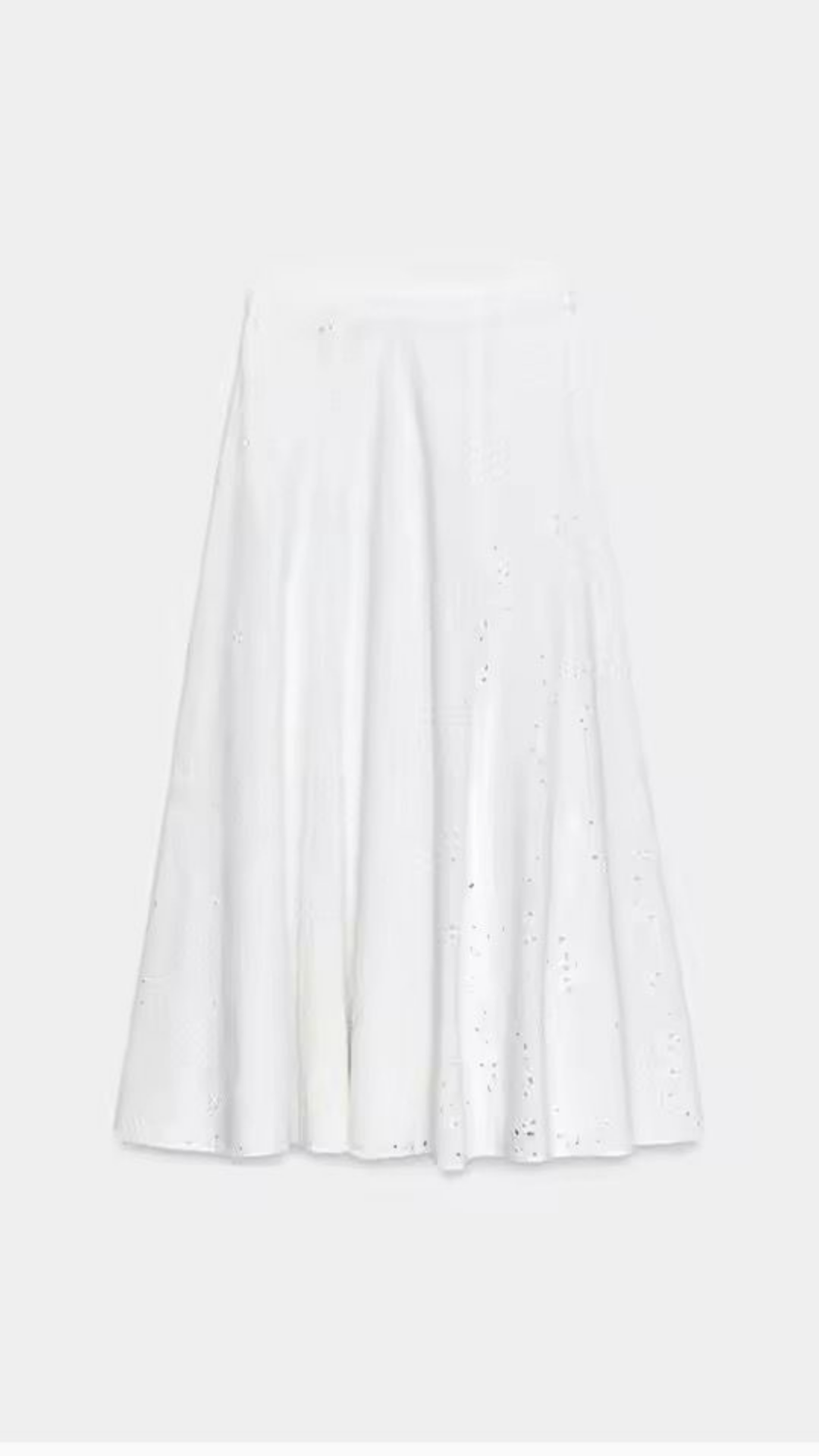 Cutwork Top & Skirt set
