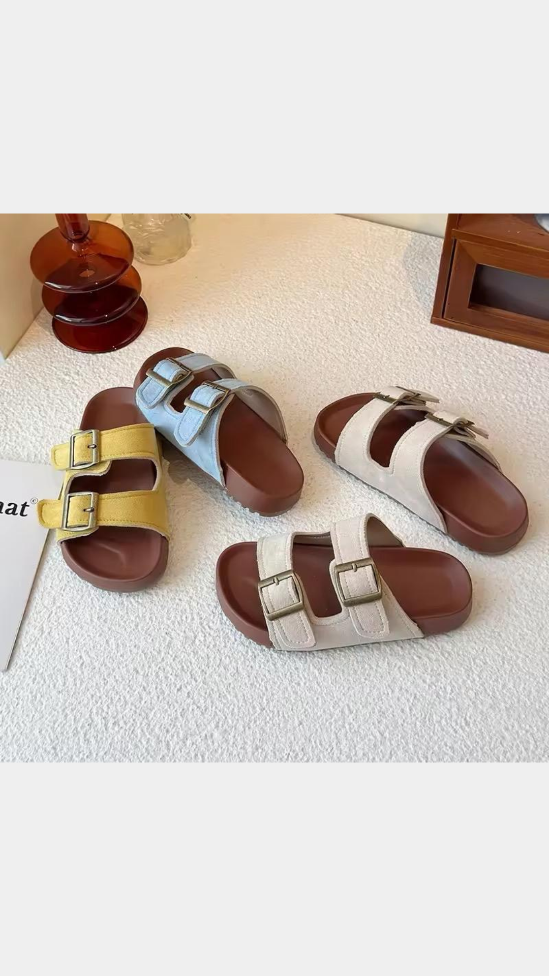Double strap sandals