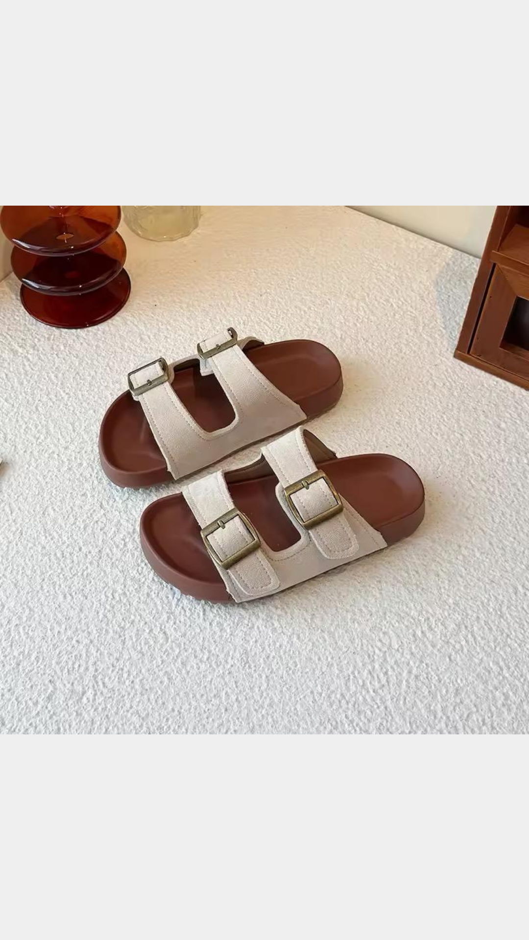Double strap sandals