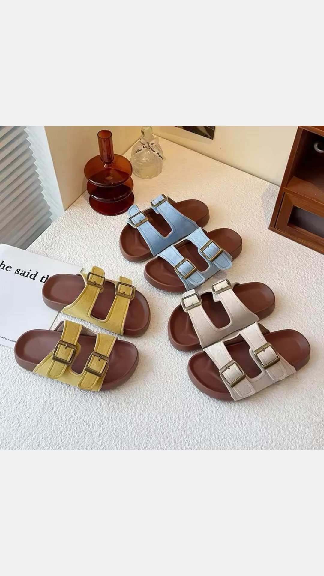 Double strap sandals