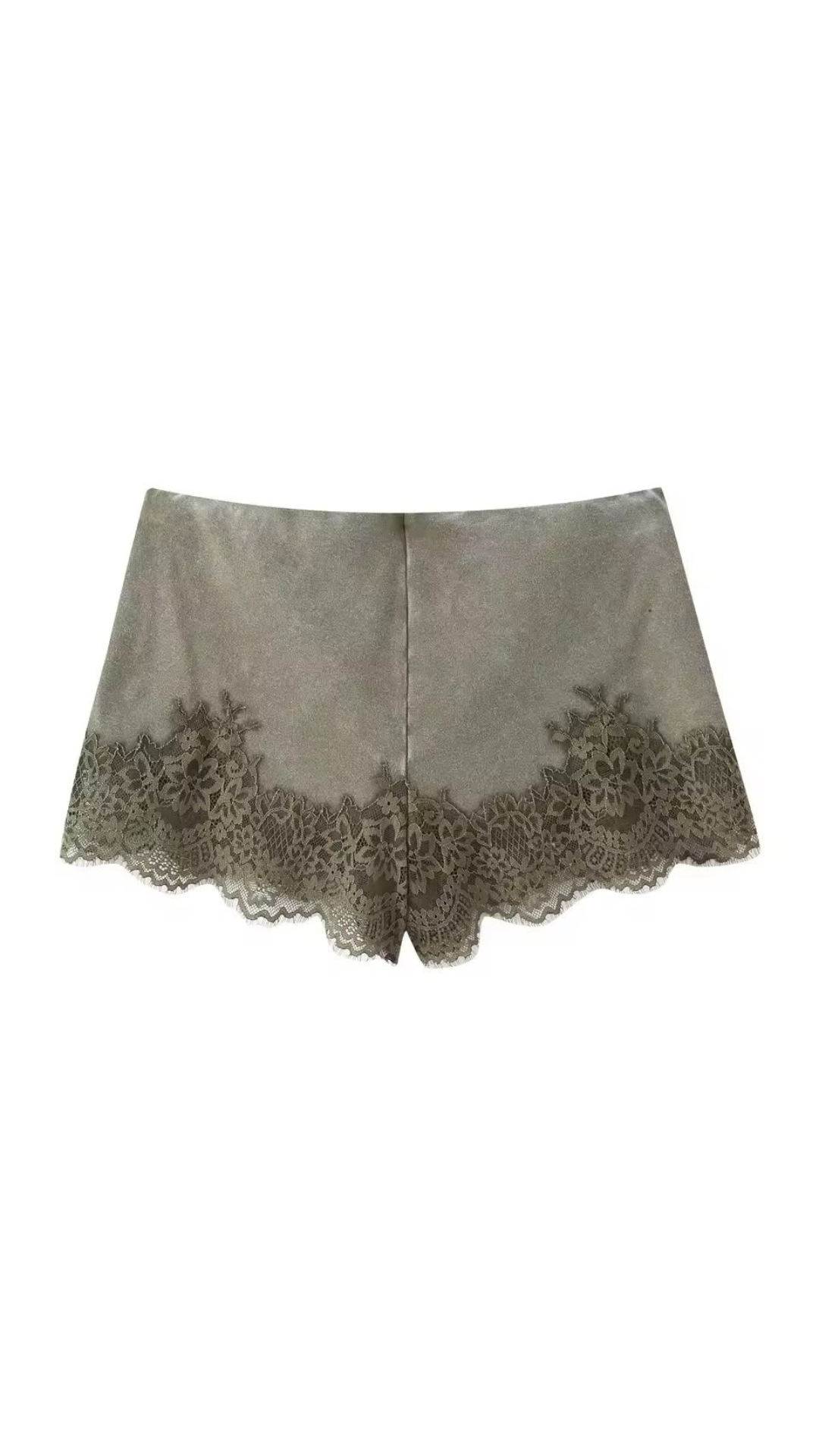 Lace top and shorts set