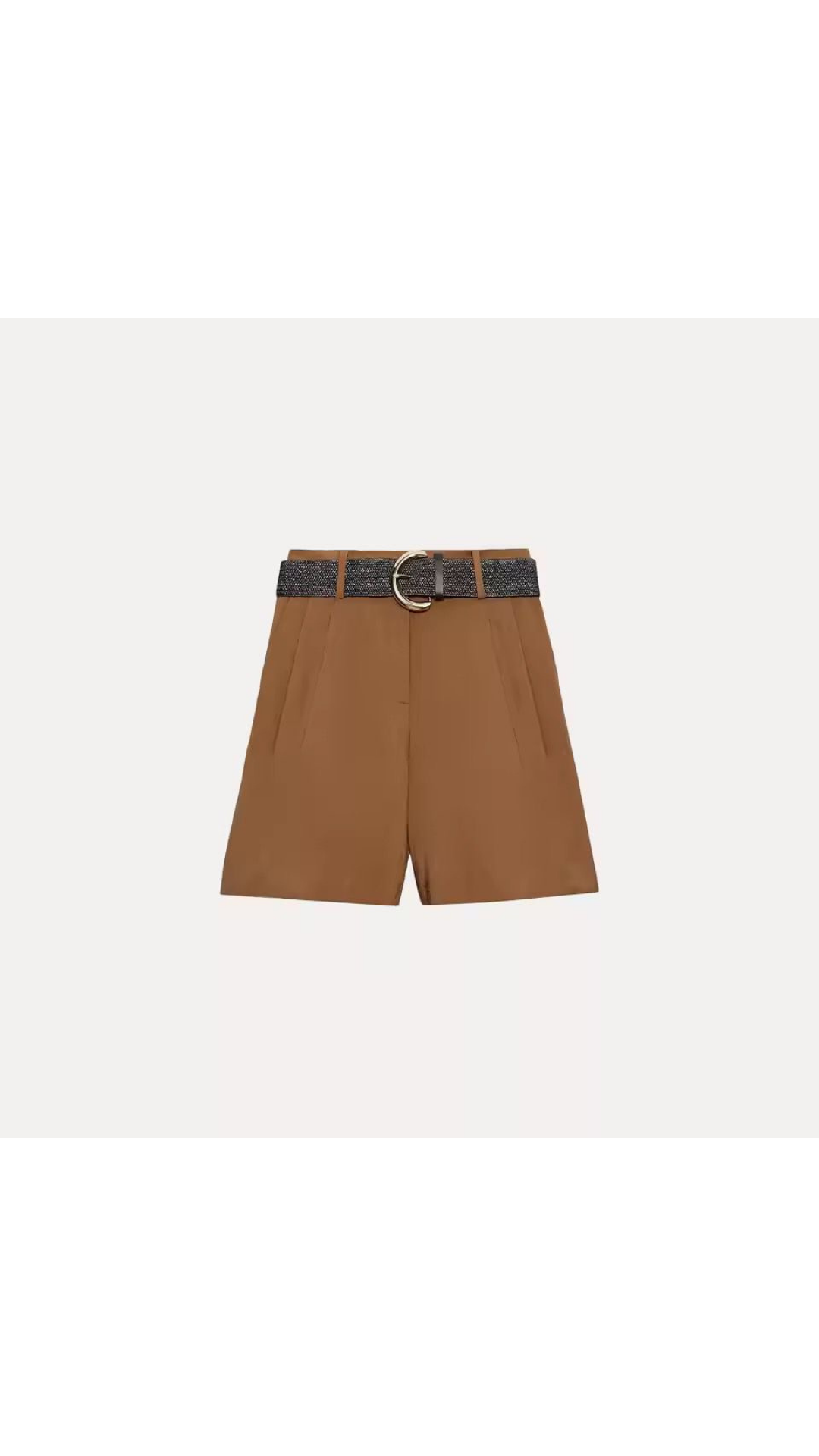 Belted shorts