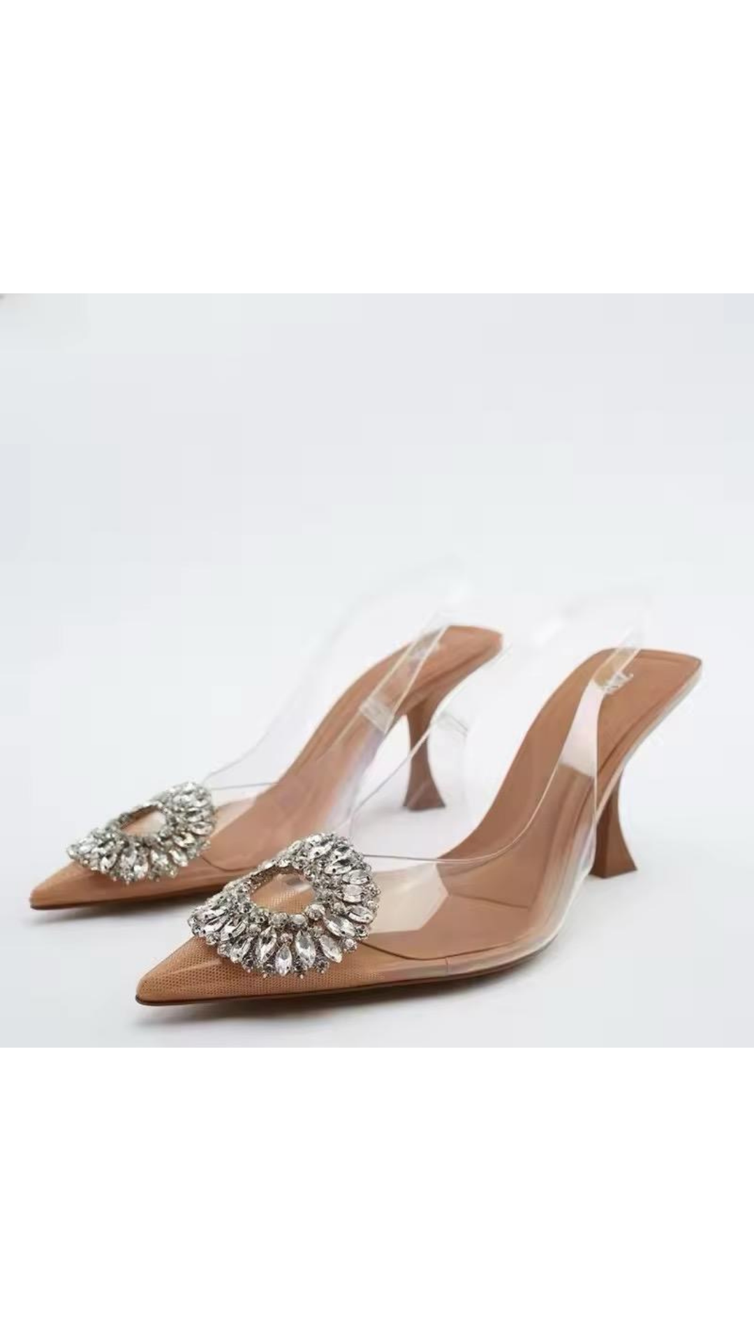 Embellished Buckle Heels