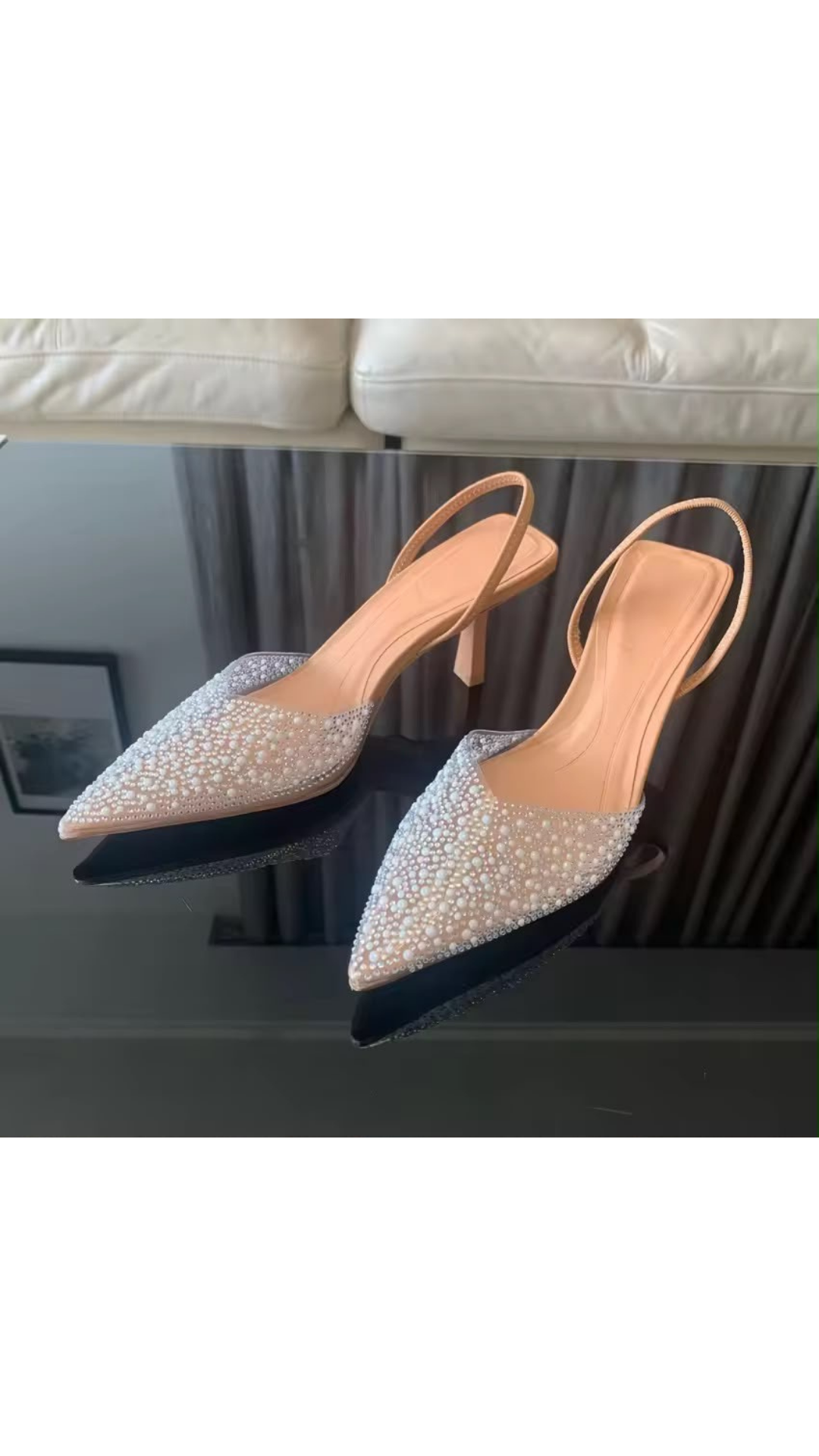 Pearl heels