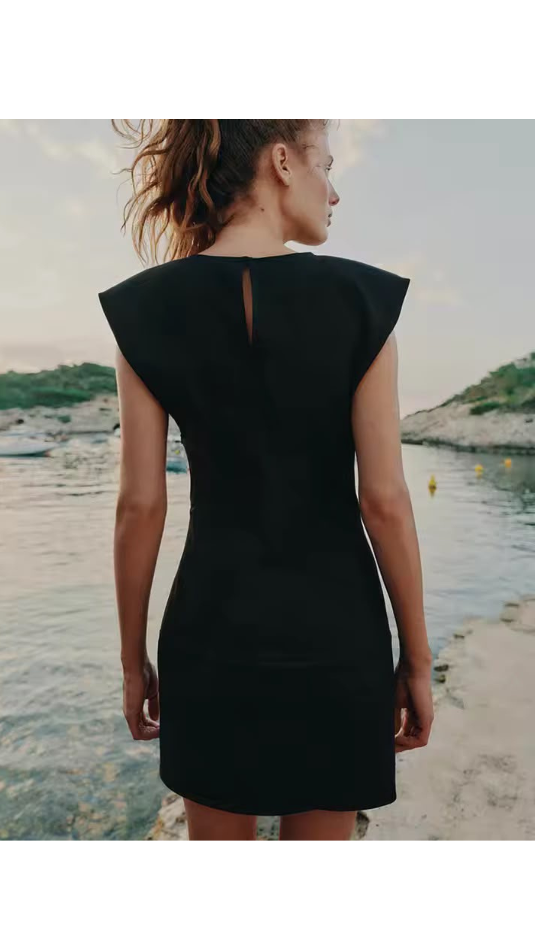 Buttoned styled dress