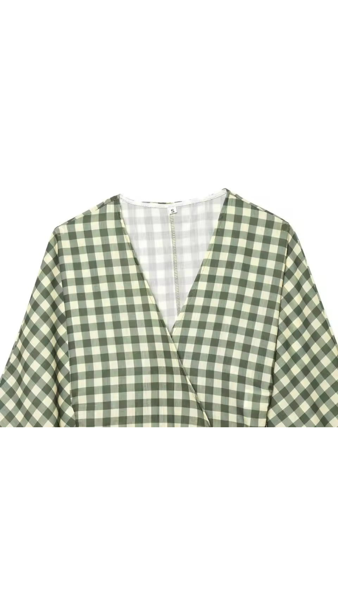 Plaid shorts set