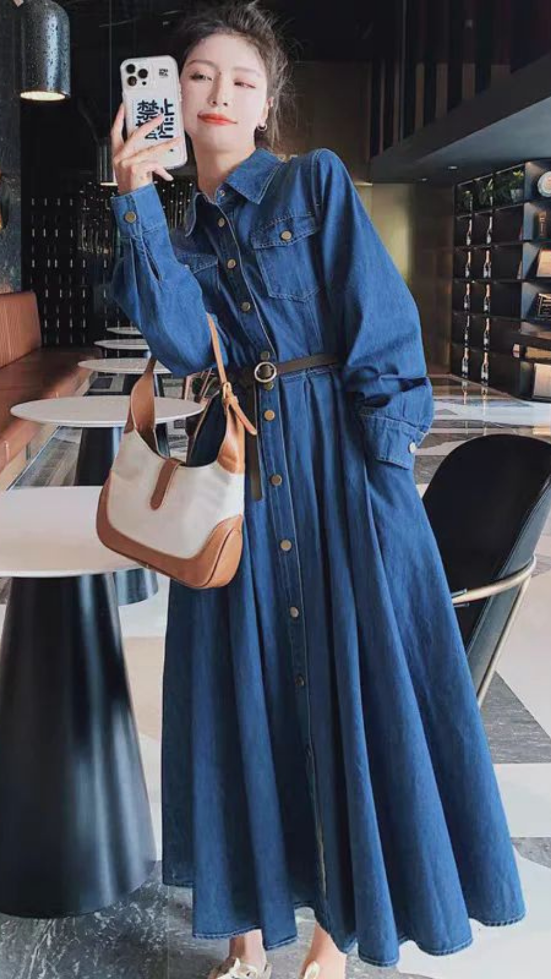 Casual Denim Dress