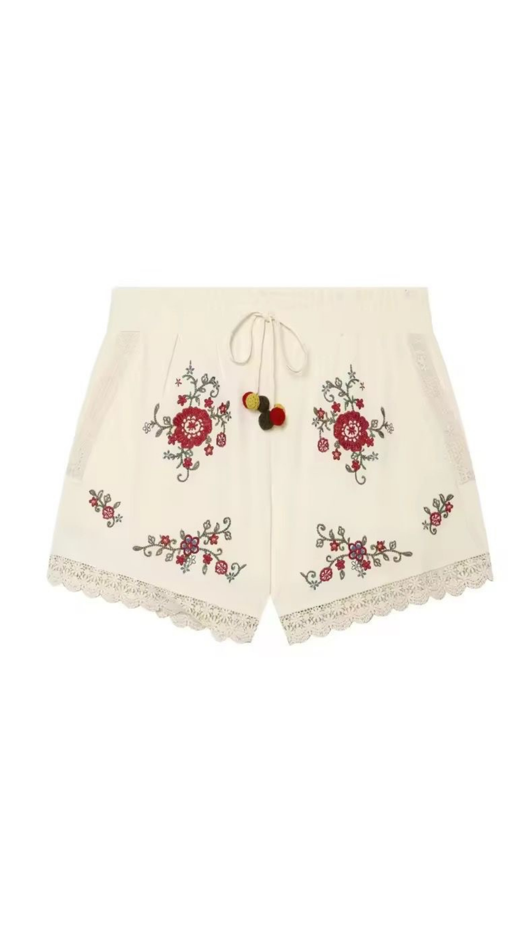 Embroidered top & Shorts set
