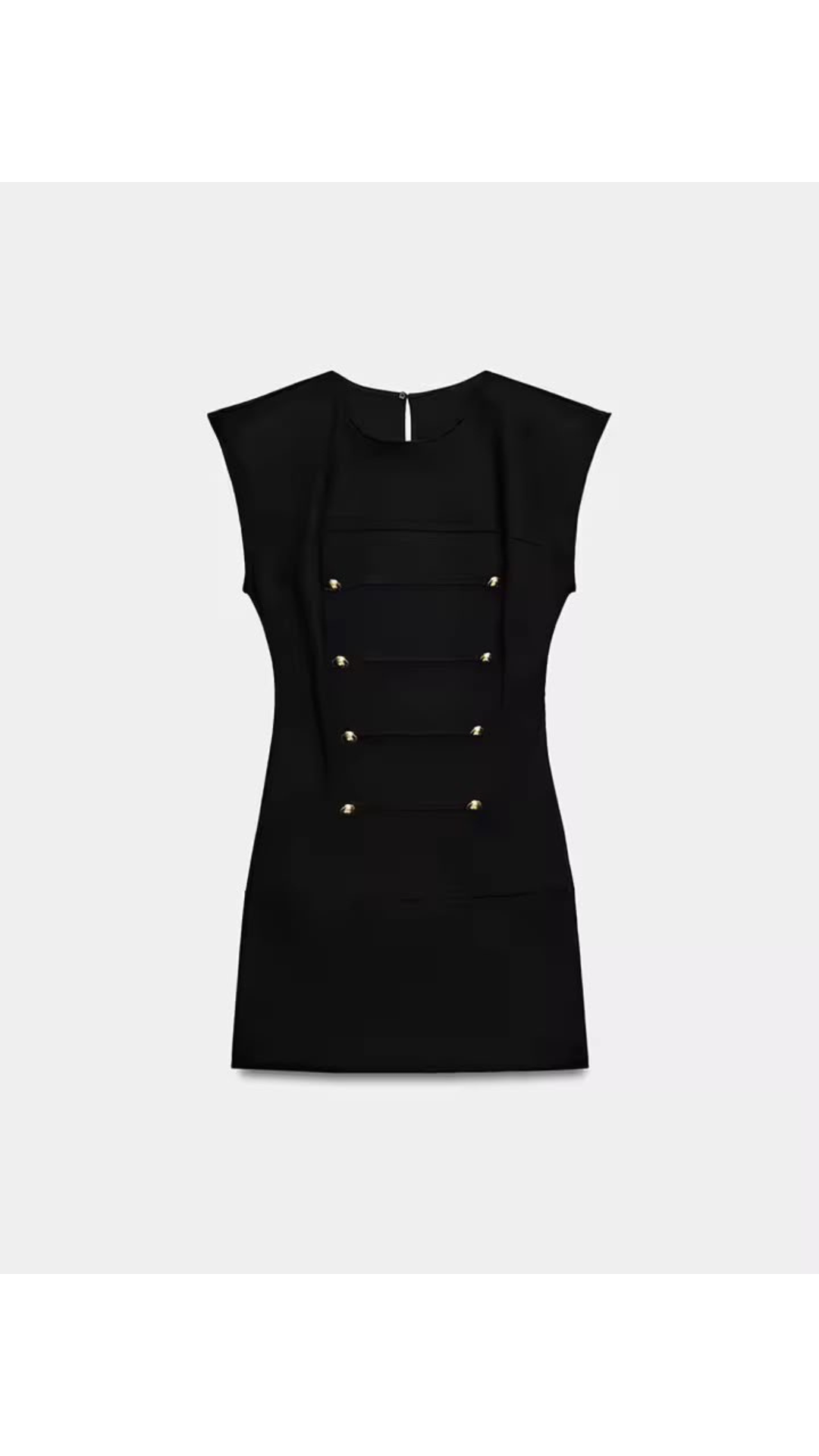 Buttoned styled dress