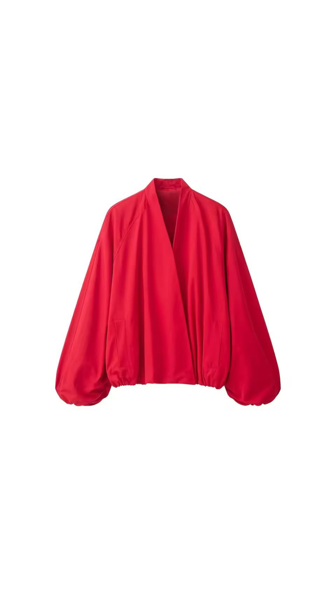 Solid trendy jacket